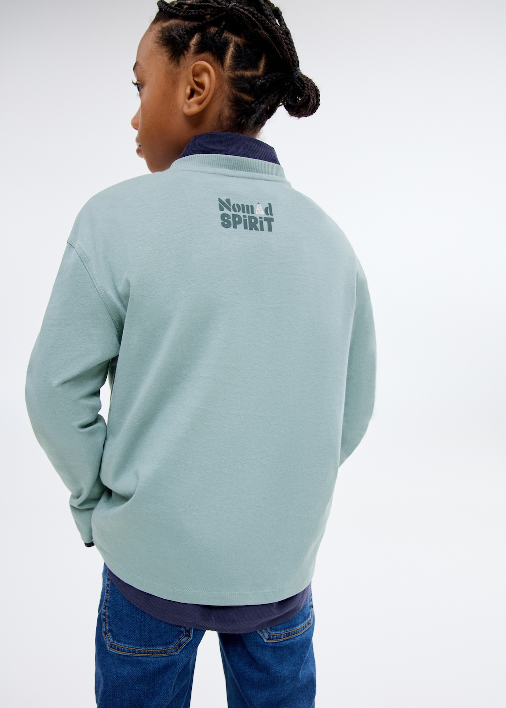 Printed cotton-blend T-shirt