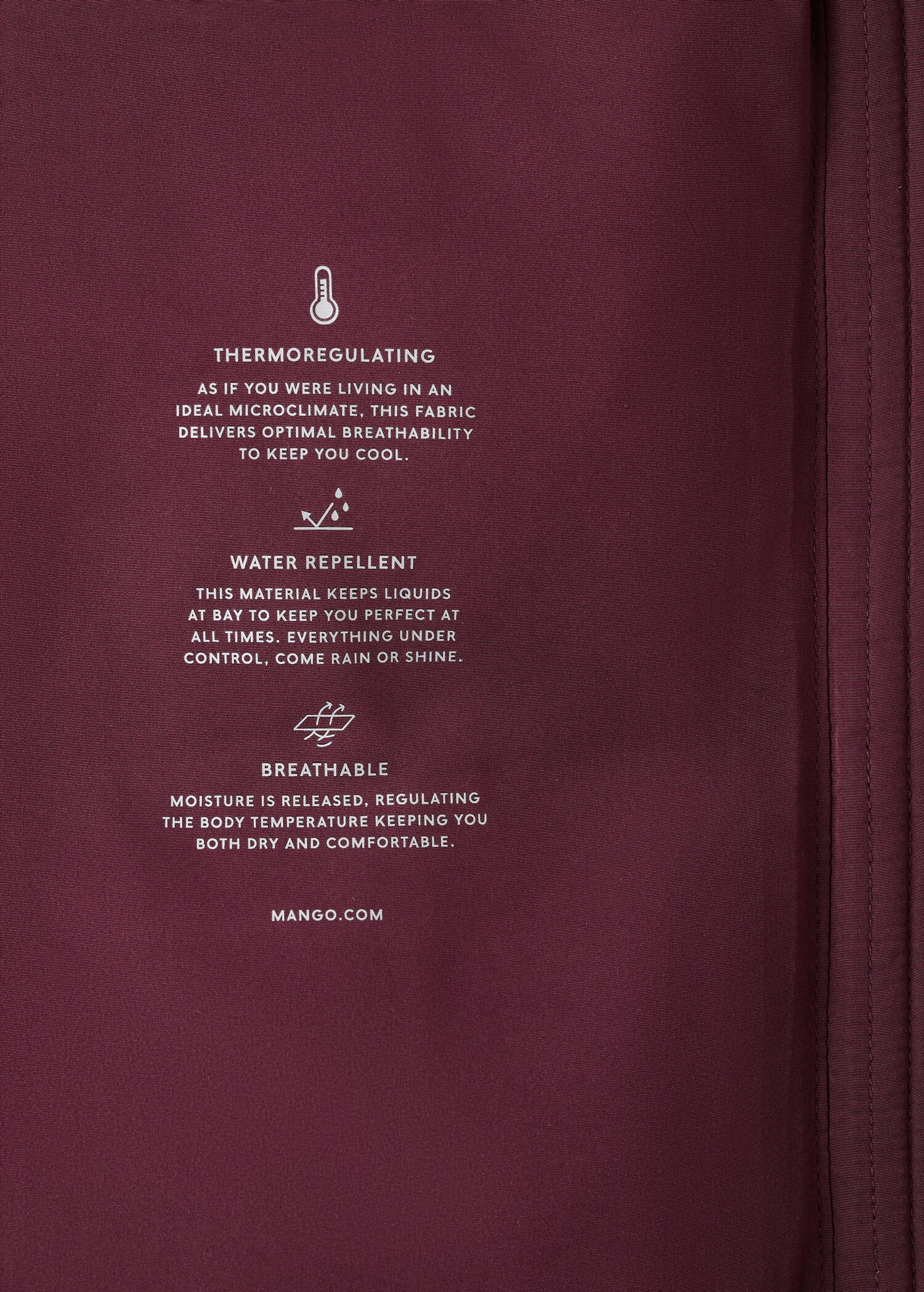 Long padded anorak with hood - Details of the article 0