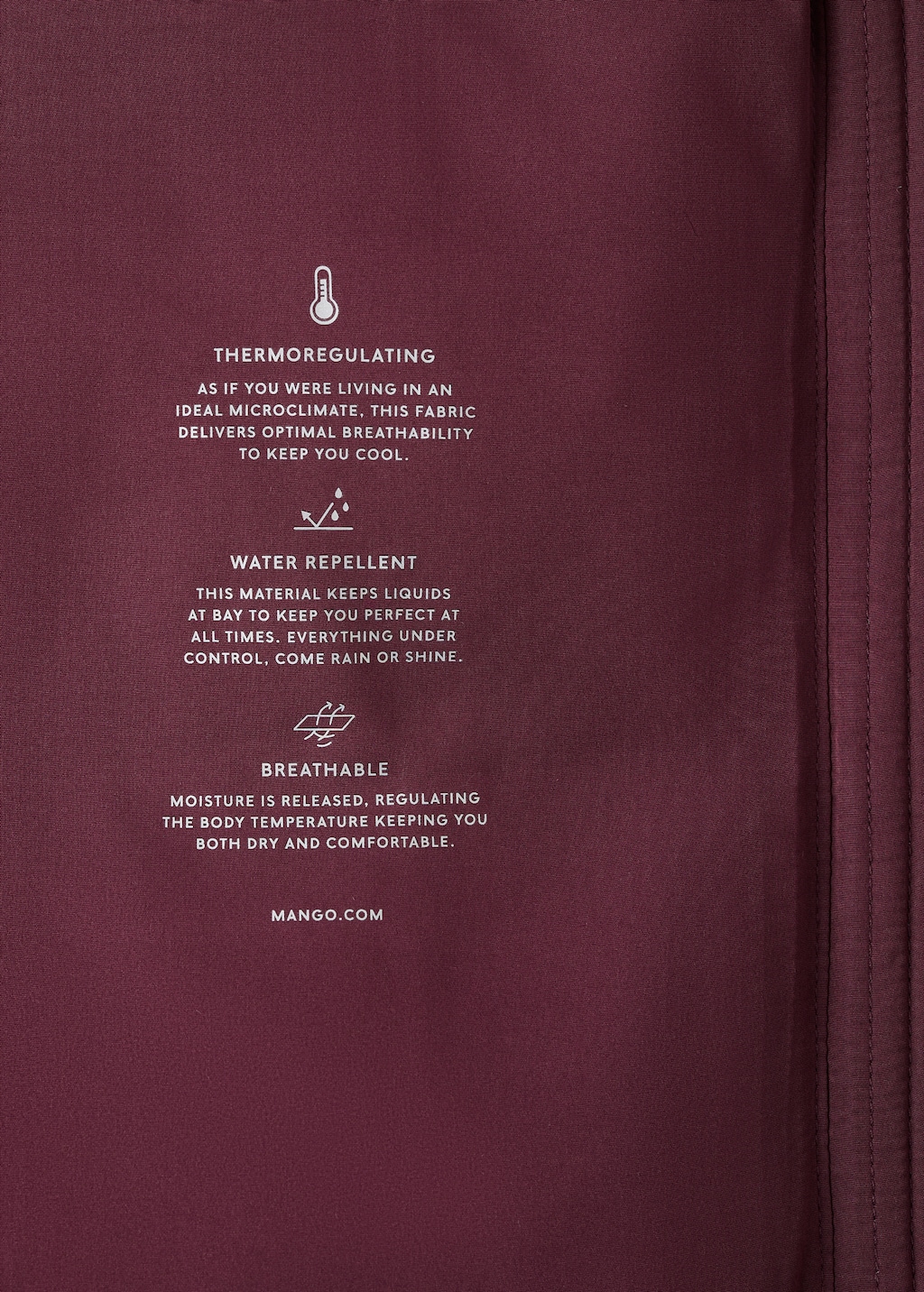 Long padded anorak with hood