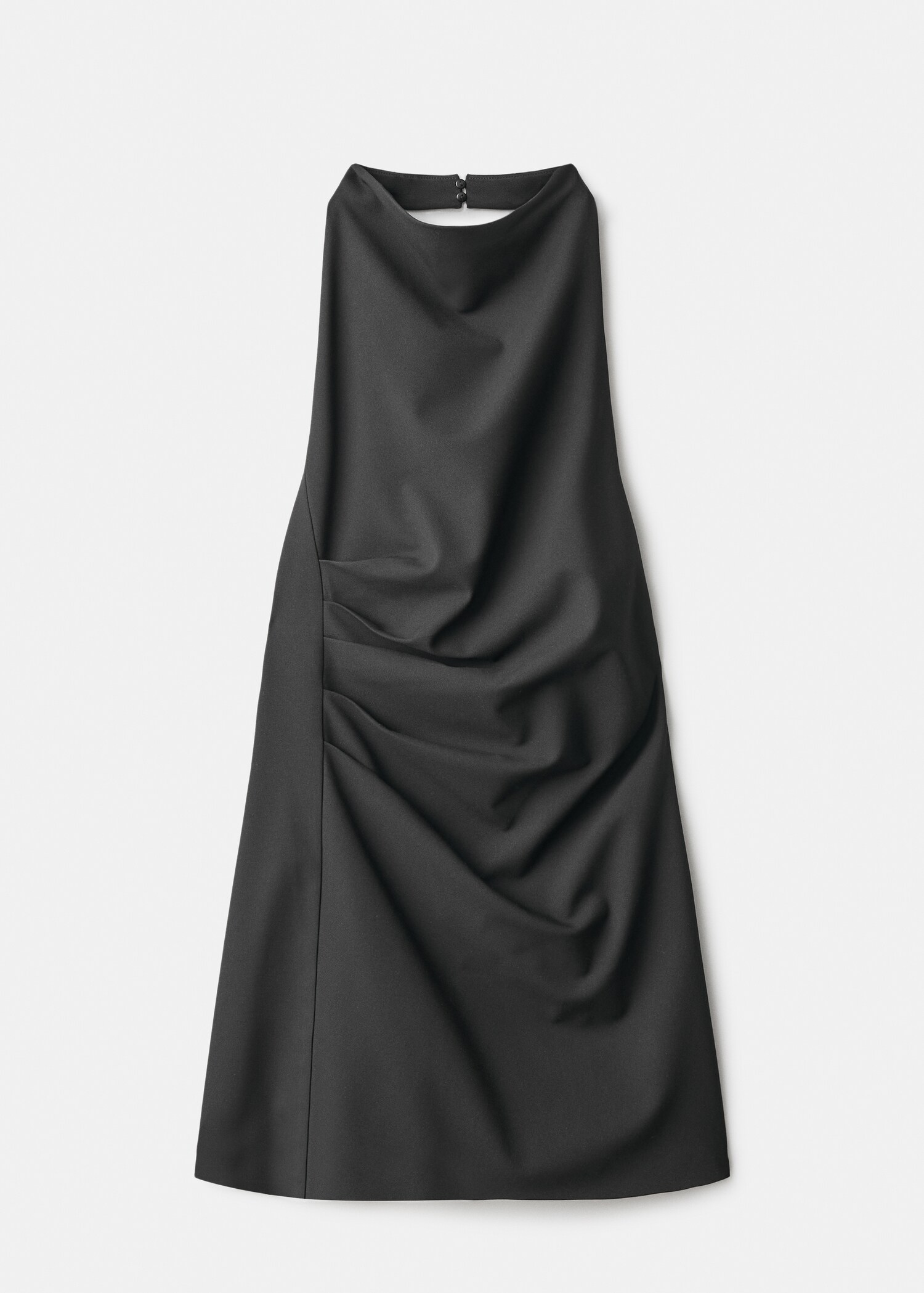 Halter neck ruched dress - Article without model