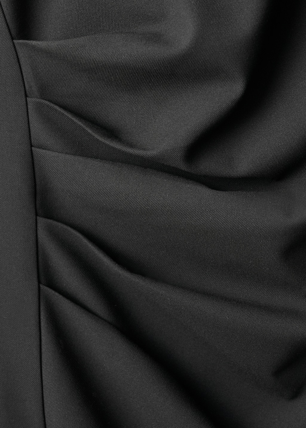 Halter neck ruched dress