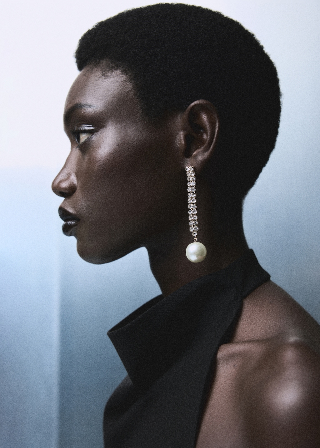 Halter neck ruched dress