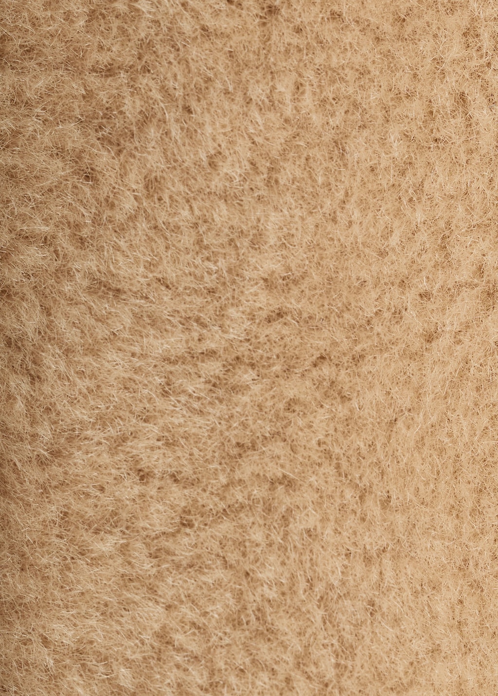 Faux-fur coat with buttons