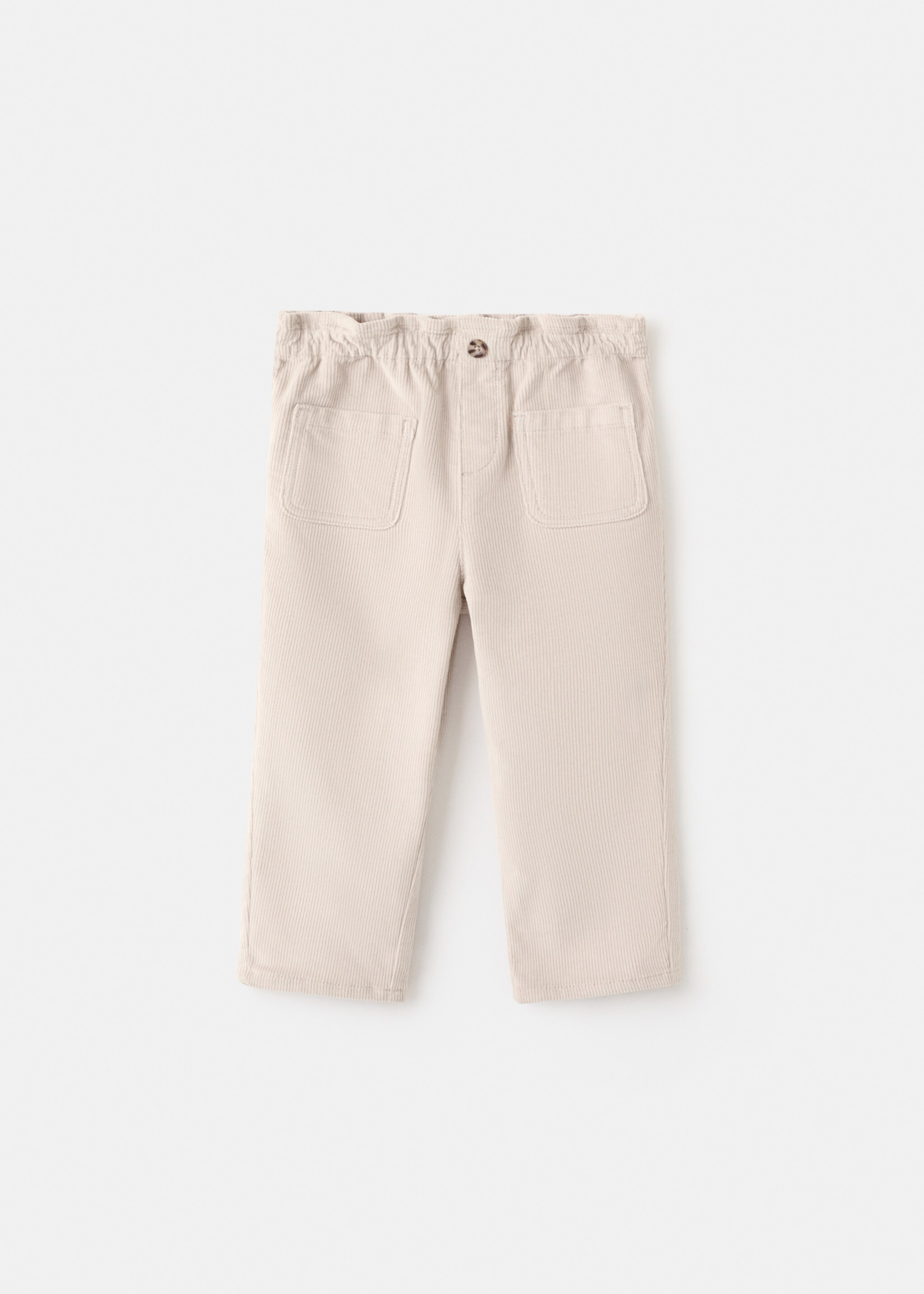 Pantalons pana - Article sense model, Beige. Ref: 17057764-00.