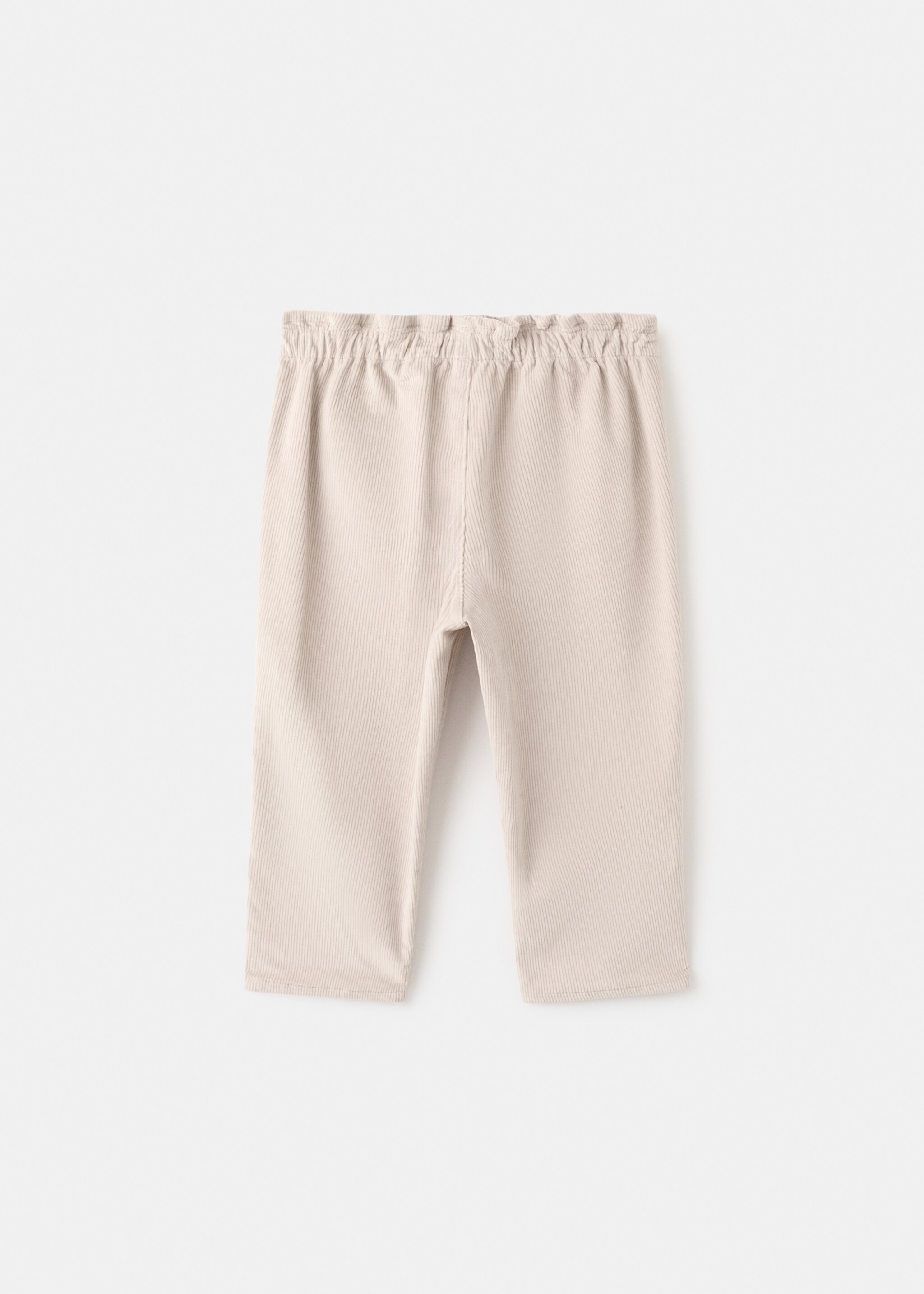 Pantalons pana - Revers de l'article, Beige. Ref: 17057764-00.