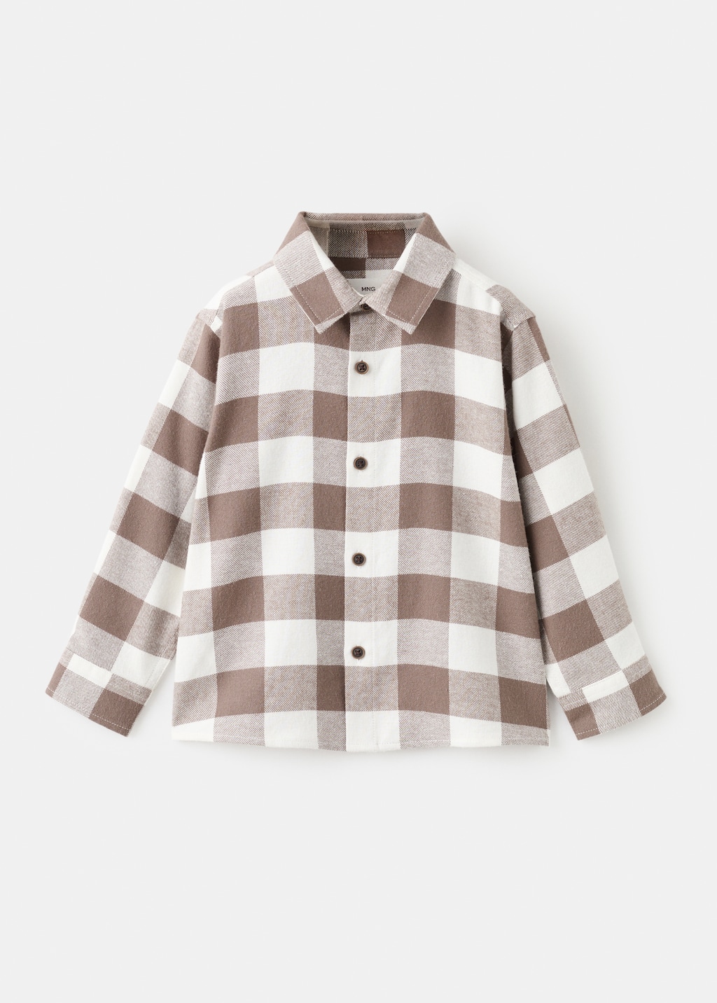 Cotton checked shirt