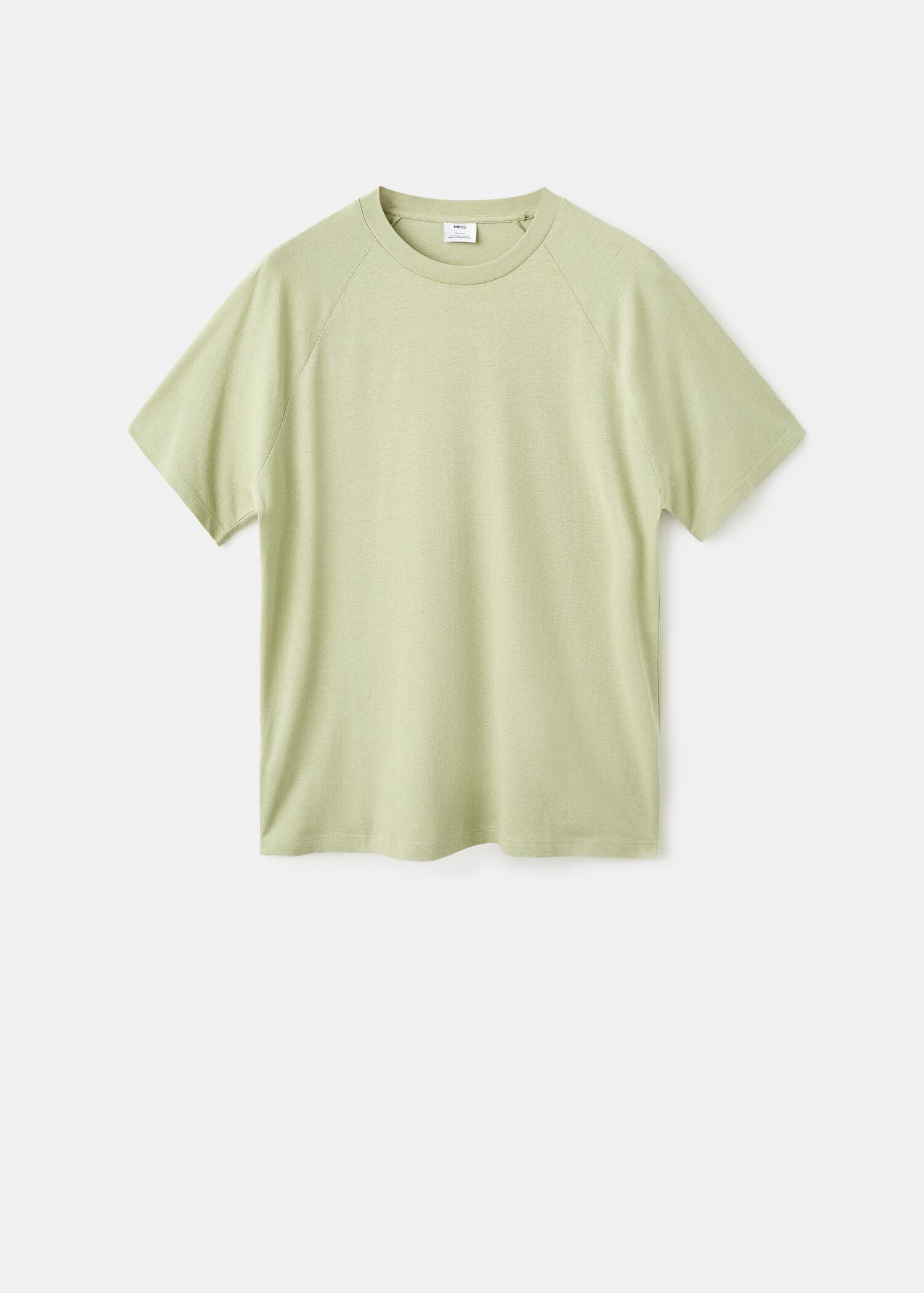 Relaxed-fit cotton-linen t-shirt - Article without model