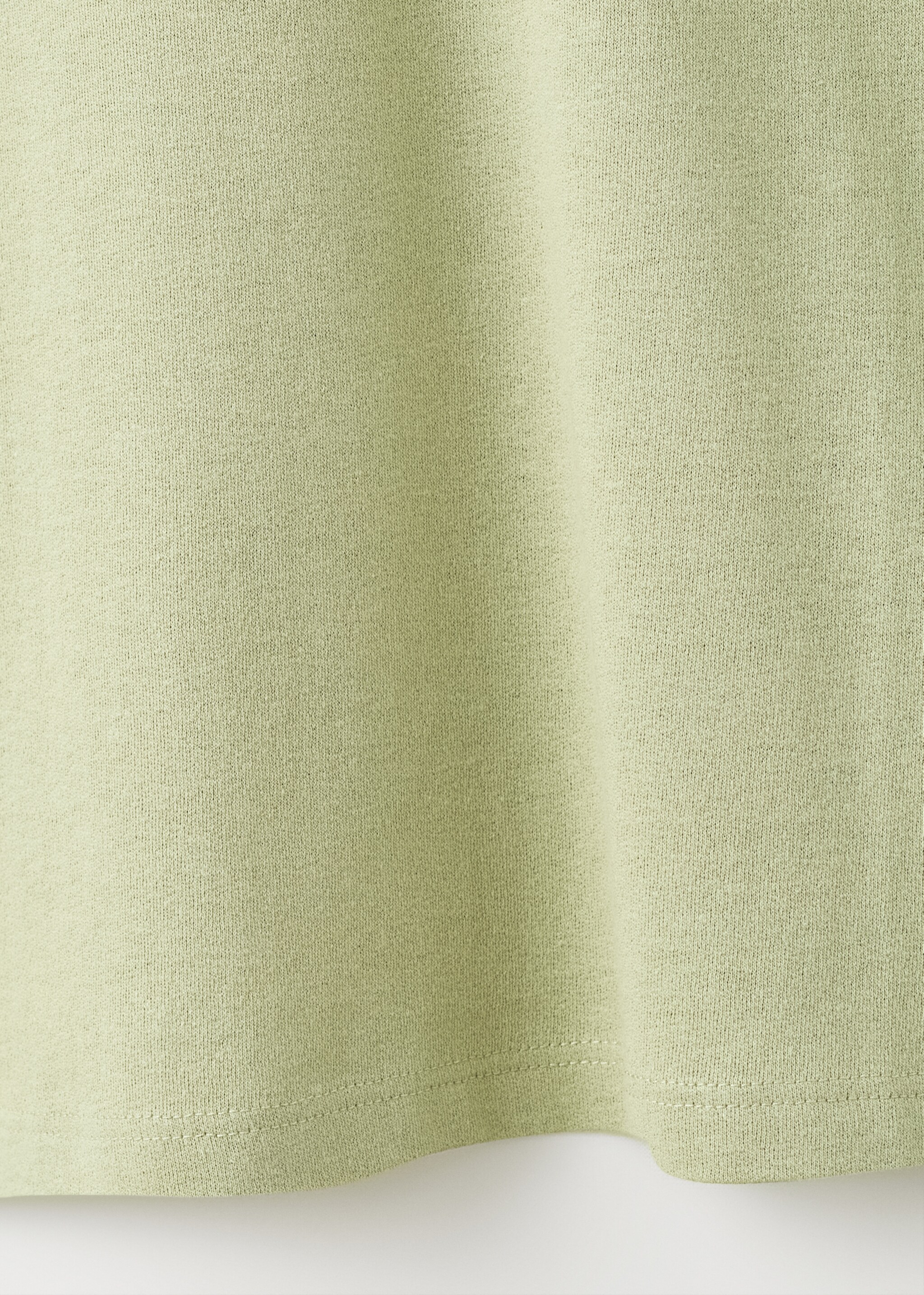 Relaxed-fit cotton-linen t-shirt - Details of the article 0, Green Apple. Ref: 17057767-00.