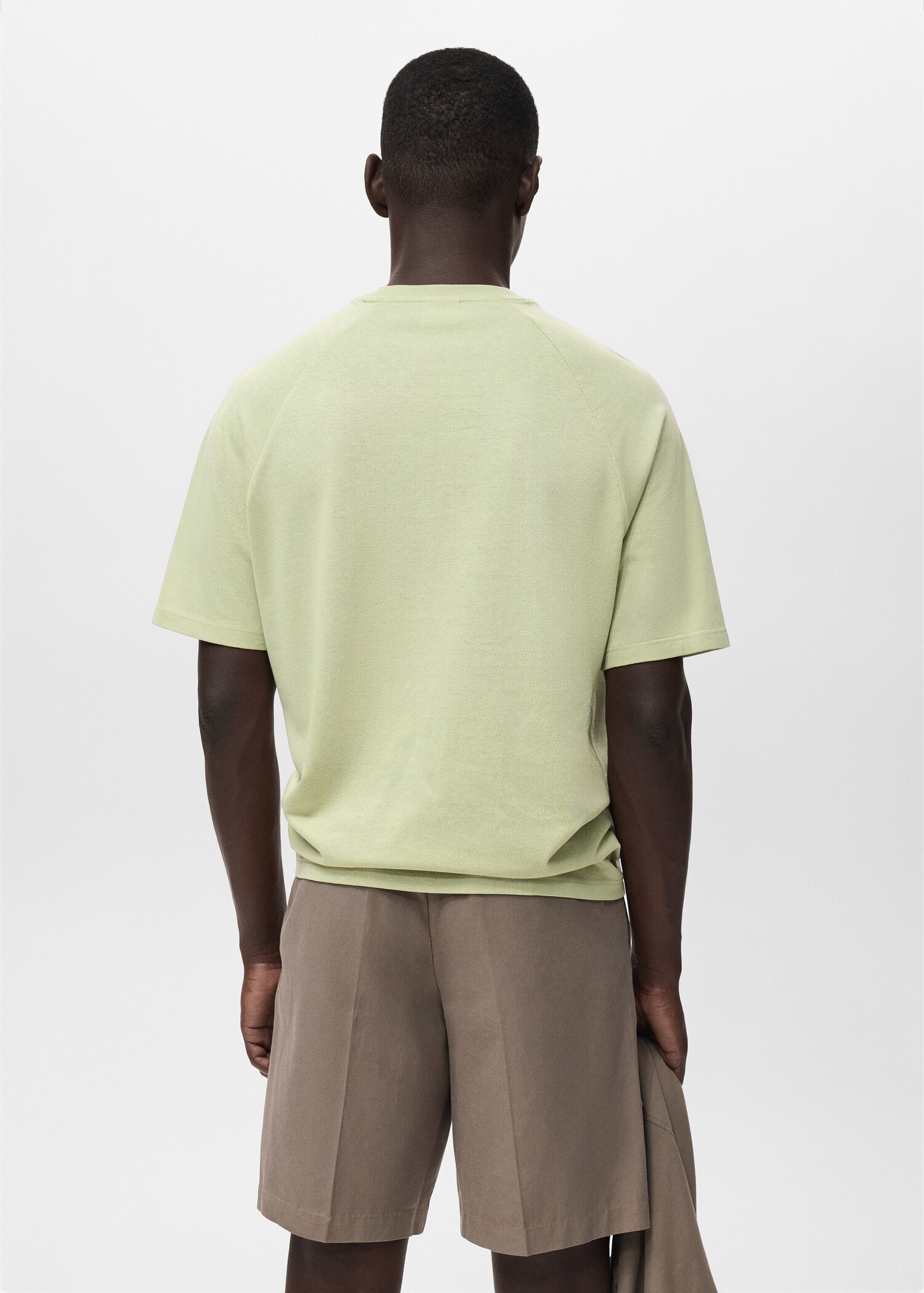 Relaxed-fit cotton-linen t-shirt - Reverse of the article