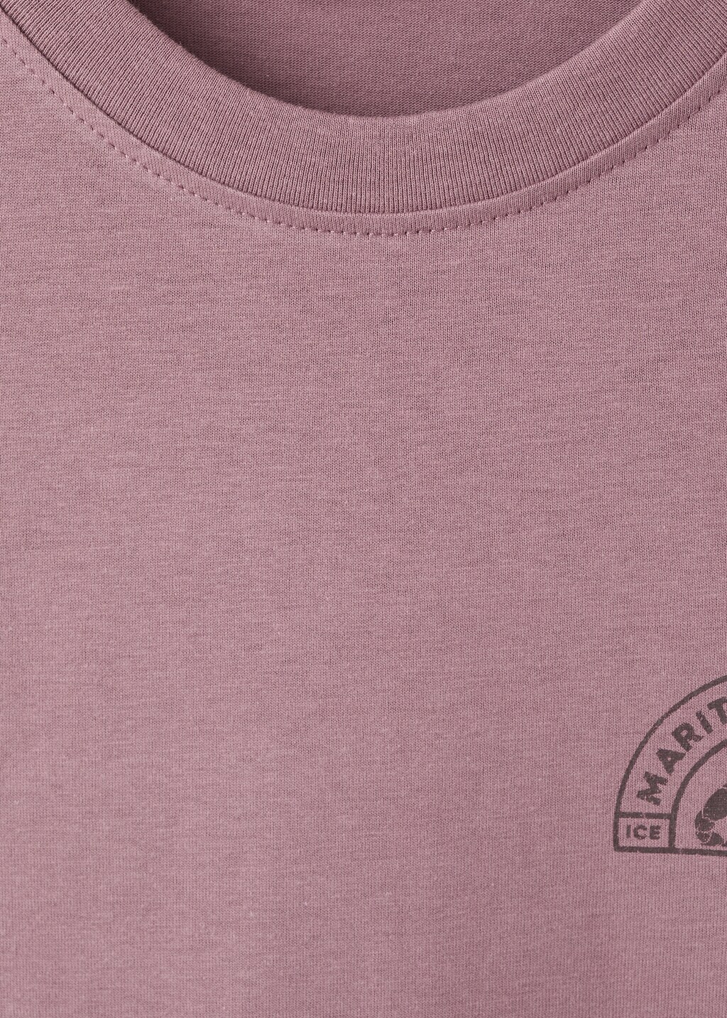 Printed cotton-blend t-shirt