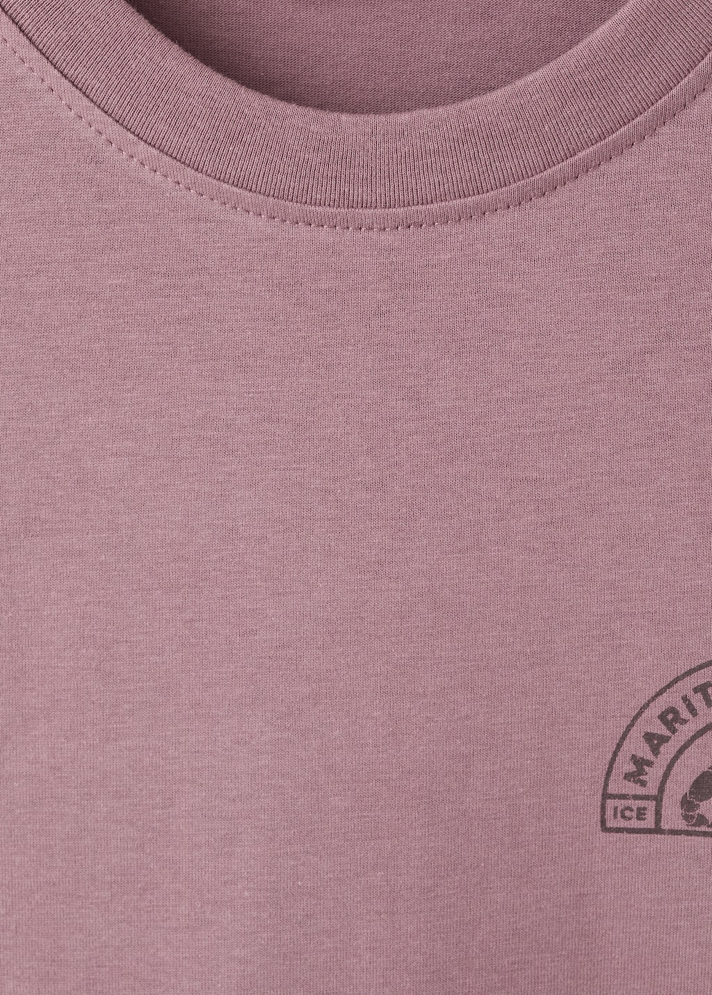 Printed cotton-blend t-shirt