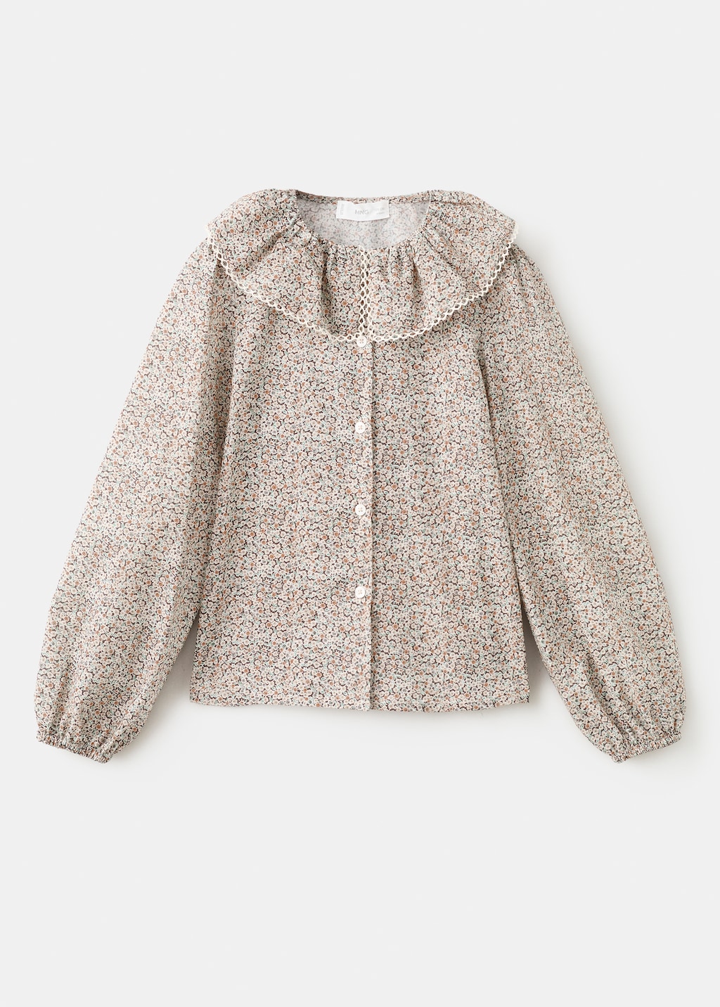 Floral cotton blouse