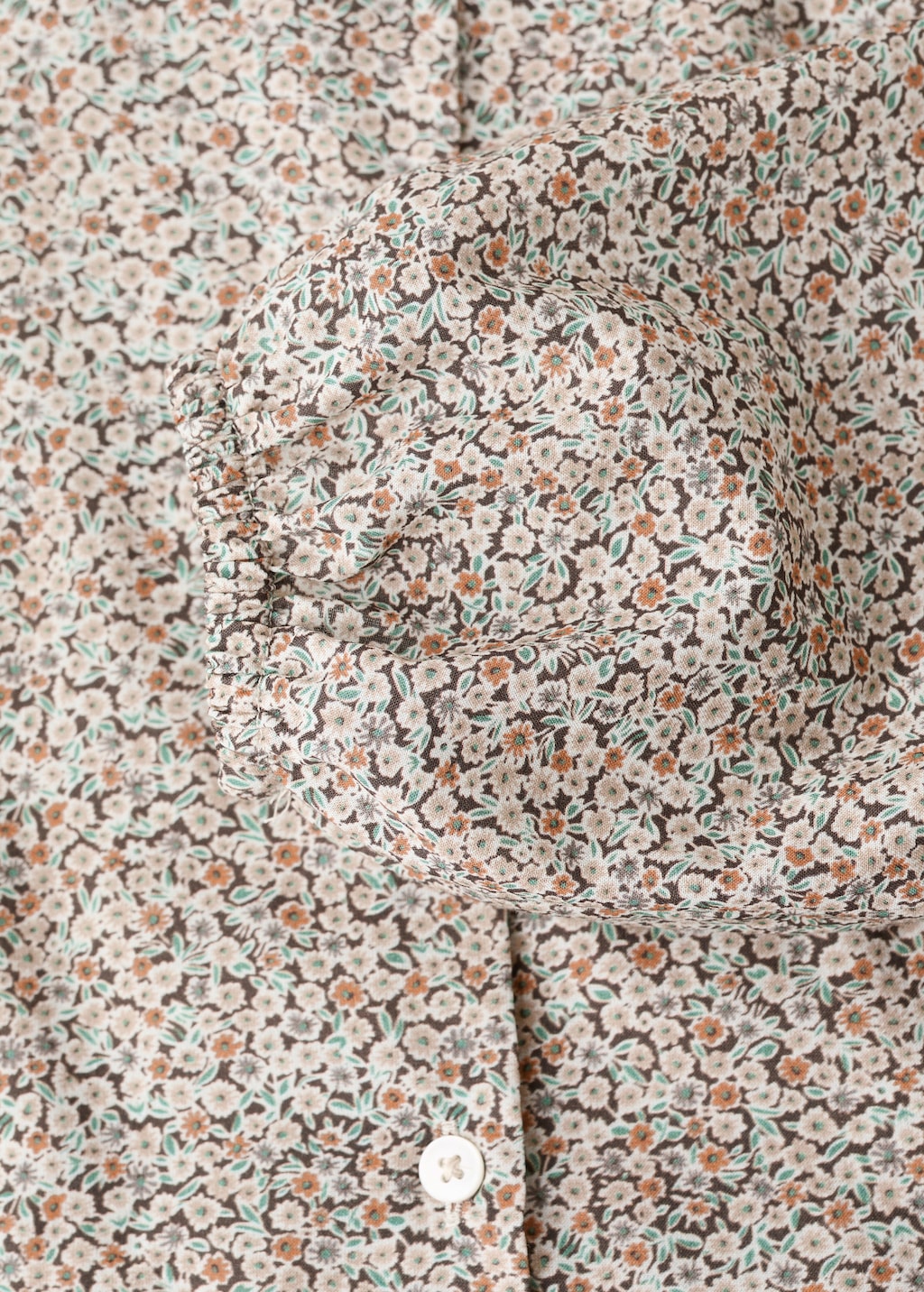 Floral cotton blouse