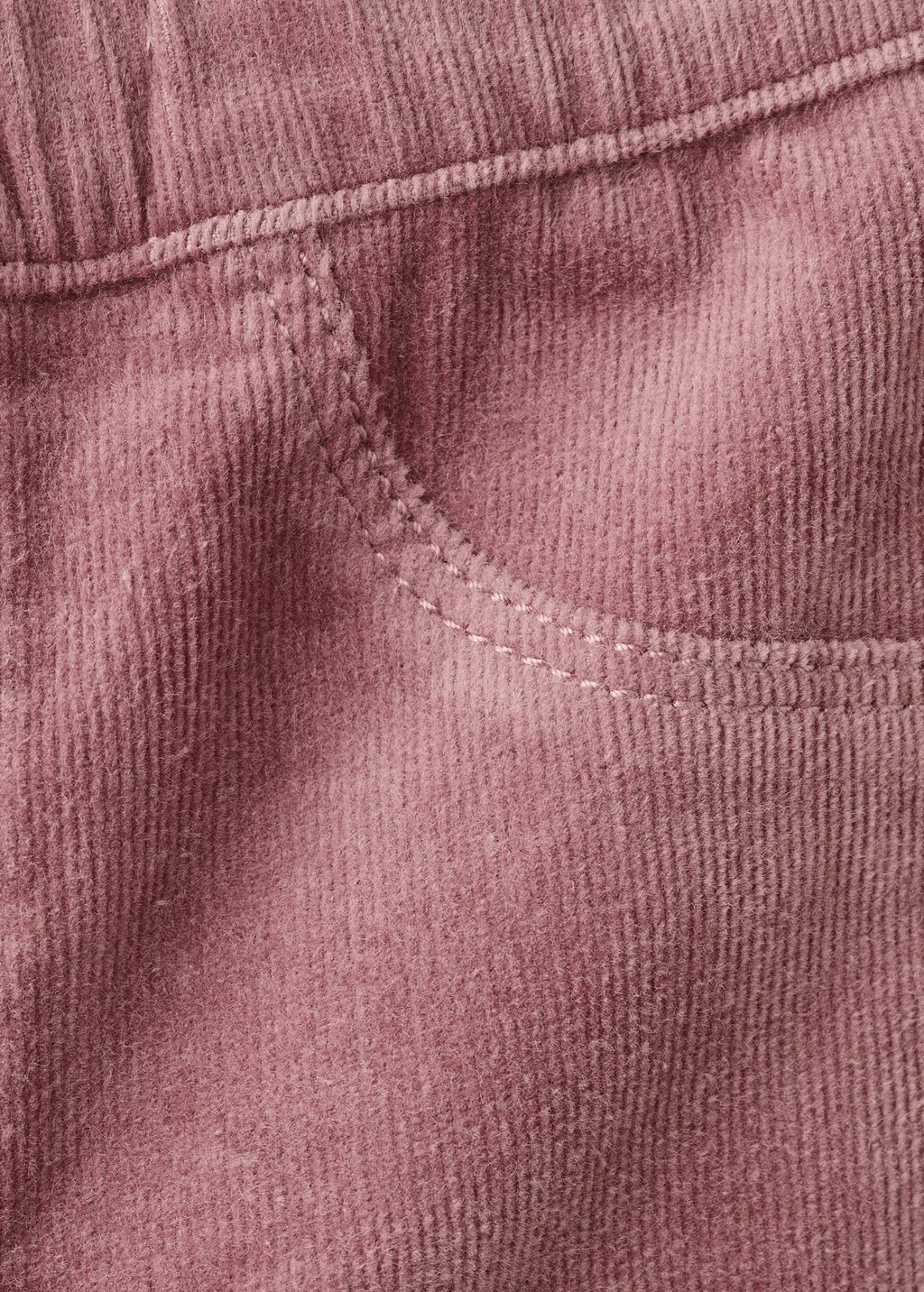 Corduroy straight pants