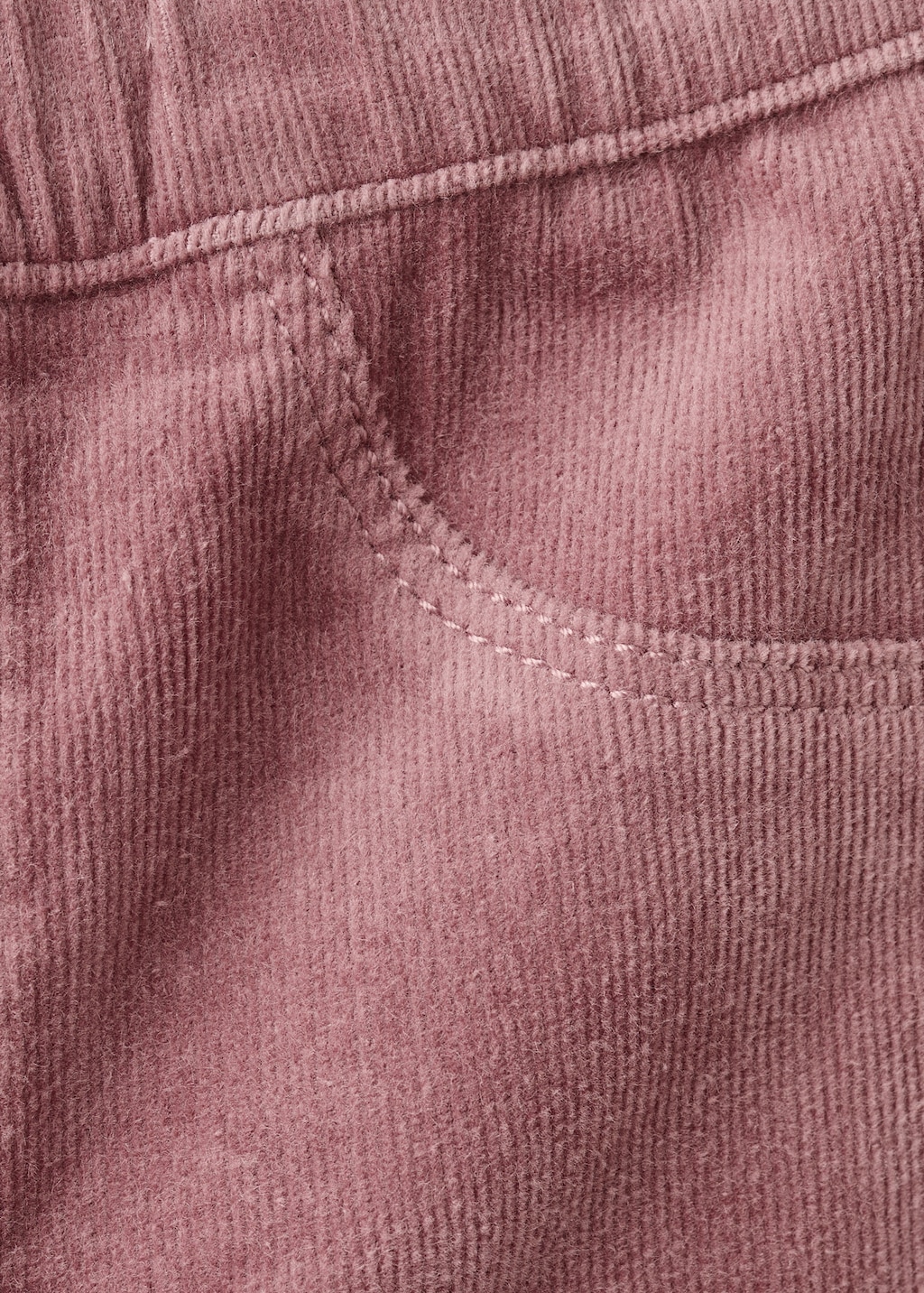 Corduroy straight pants