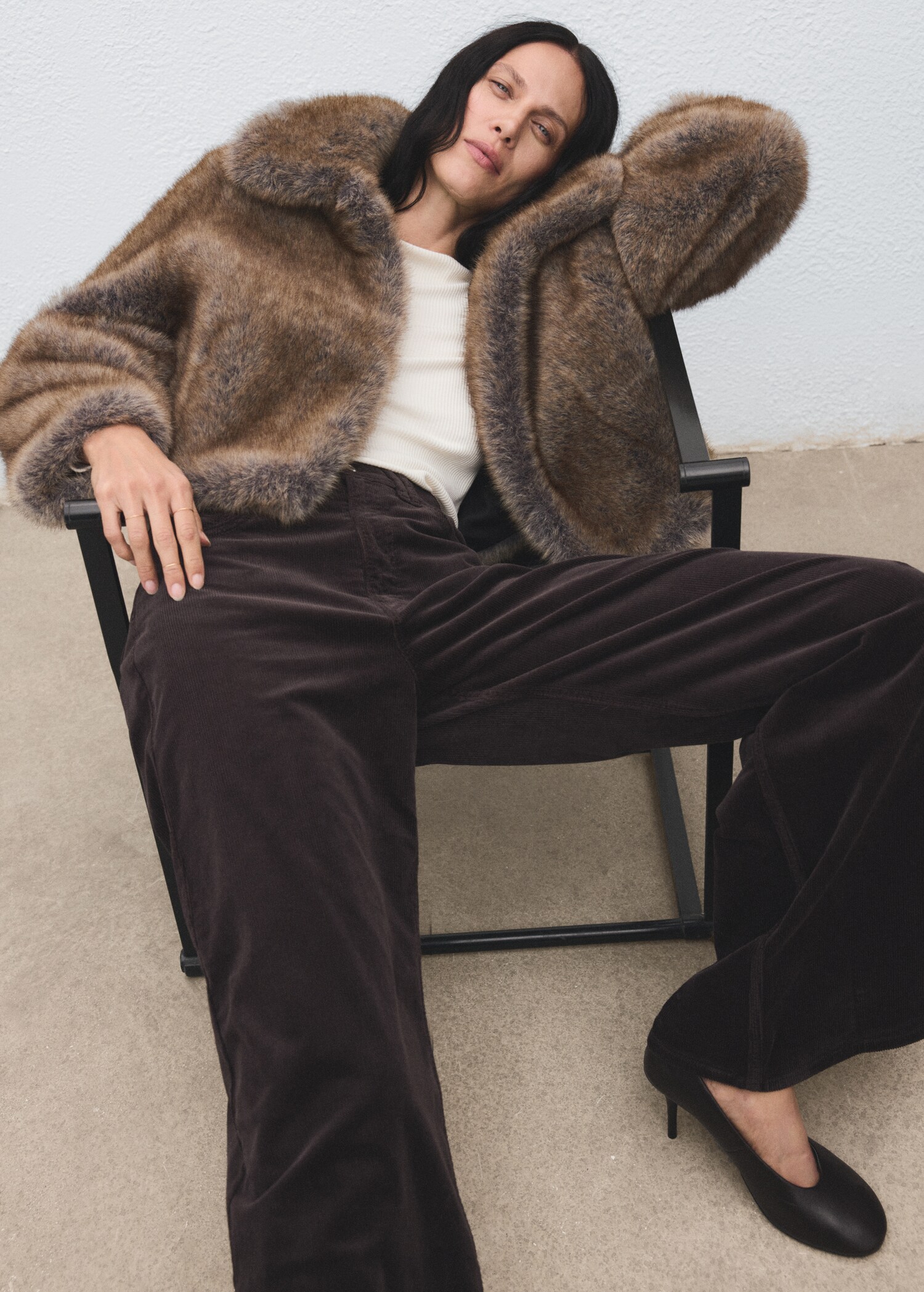 Wide-leg corduroy jeans - Details of the article 2
