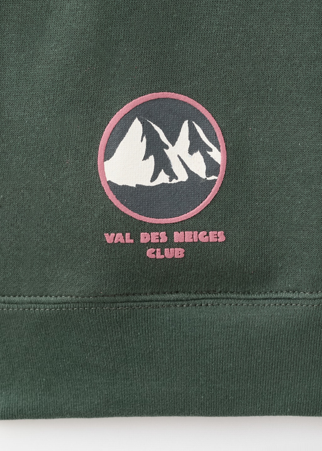 Printed cotton sweatshirt