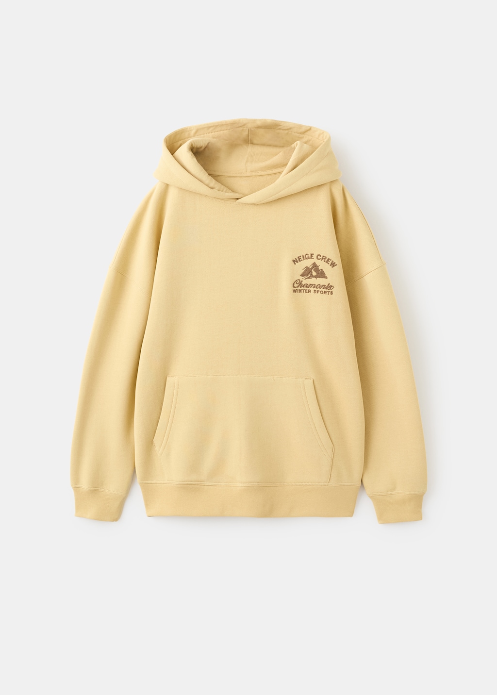 Embroidered cotton sweatshirt