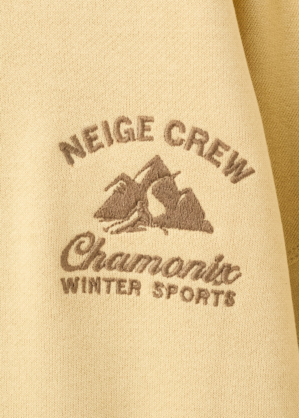 Embroidered cotton sweatshirt