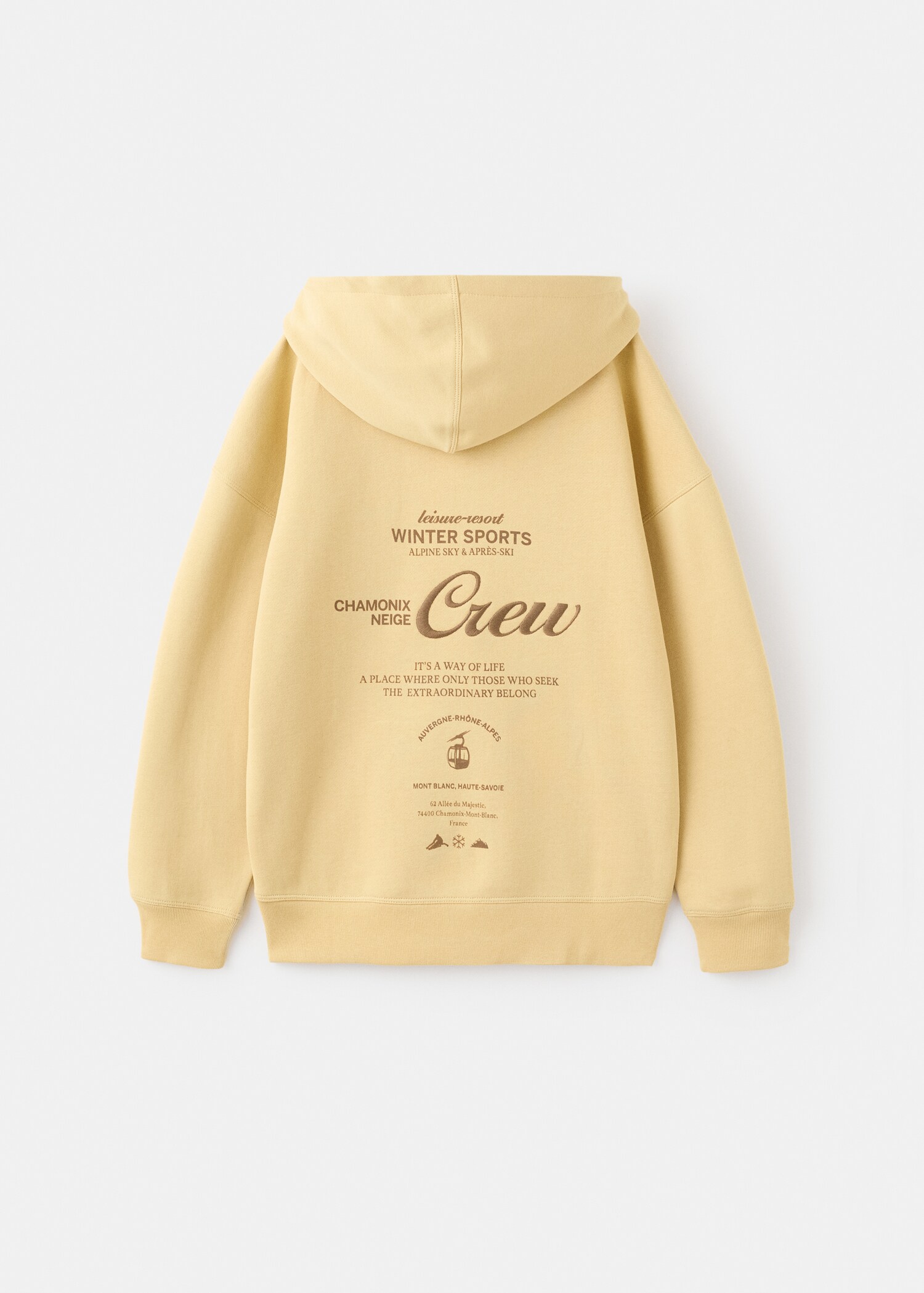 Embroidered cotton sweatshirt - Reverse of the article