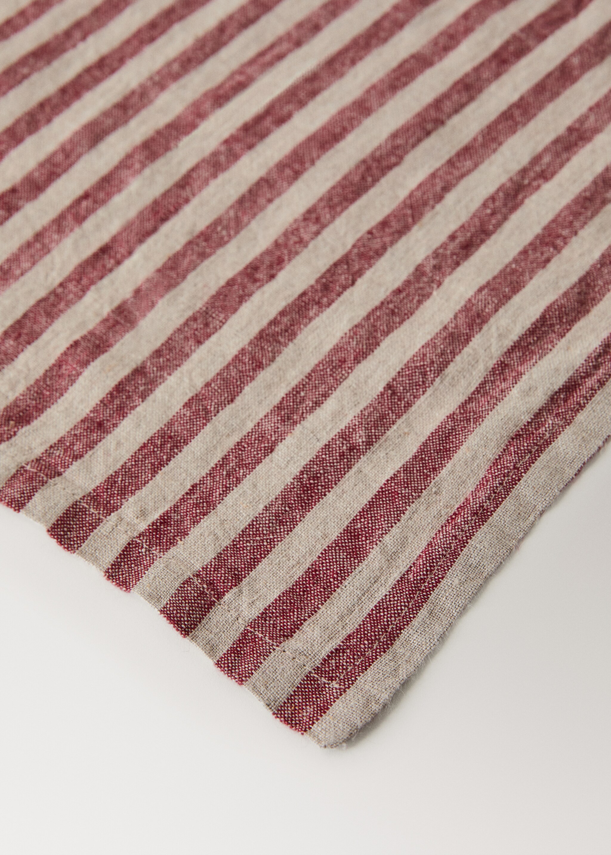 2er Pack Leinen-Tischsets - Detail des Artikels 2, Rot. Ref: 17057790-00.