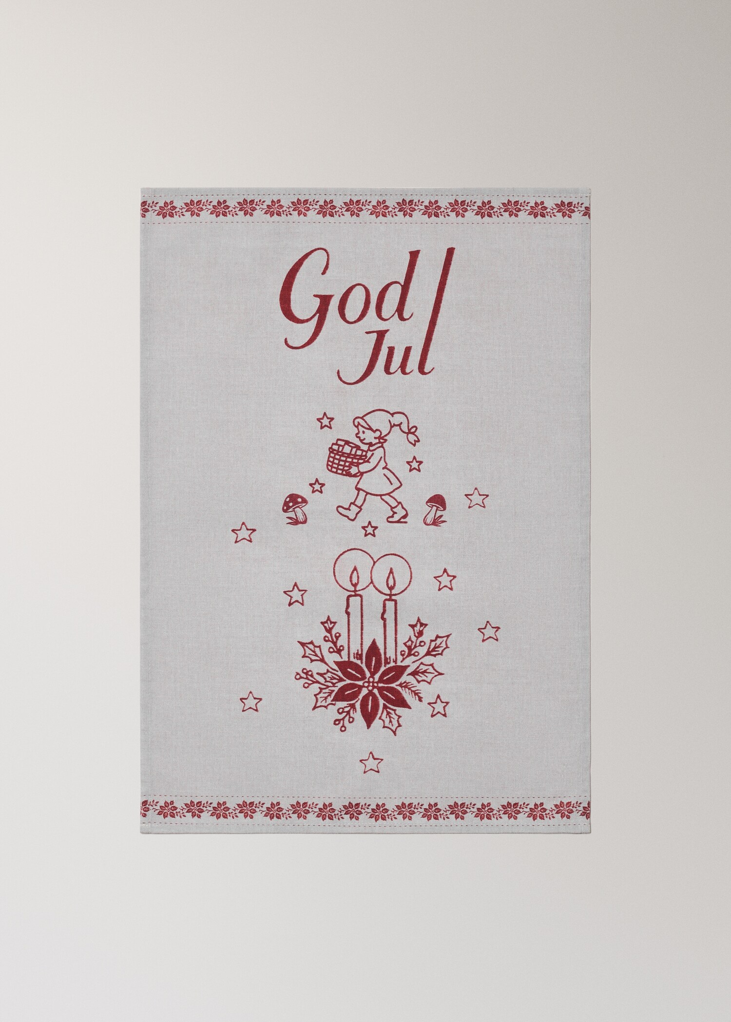 Kitchen cloth with Christmas print - Details of the article 1