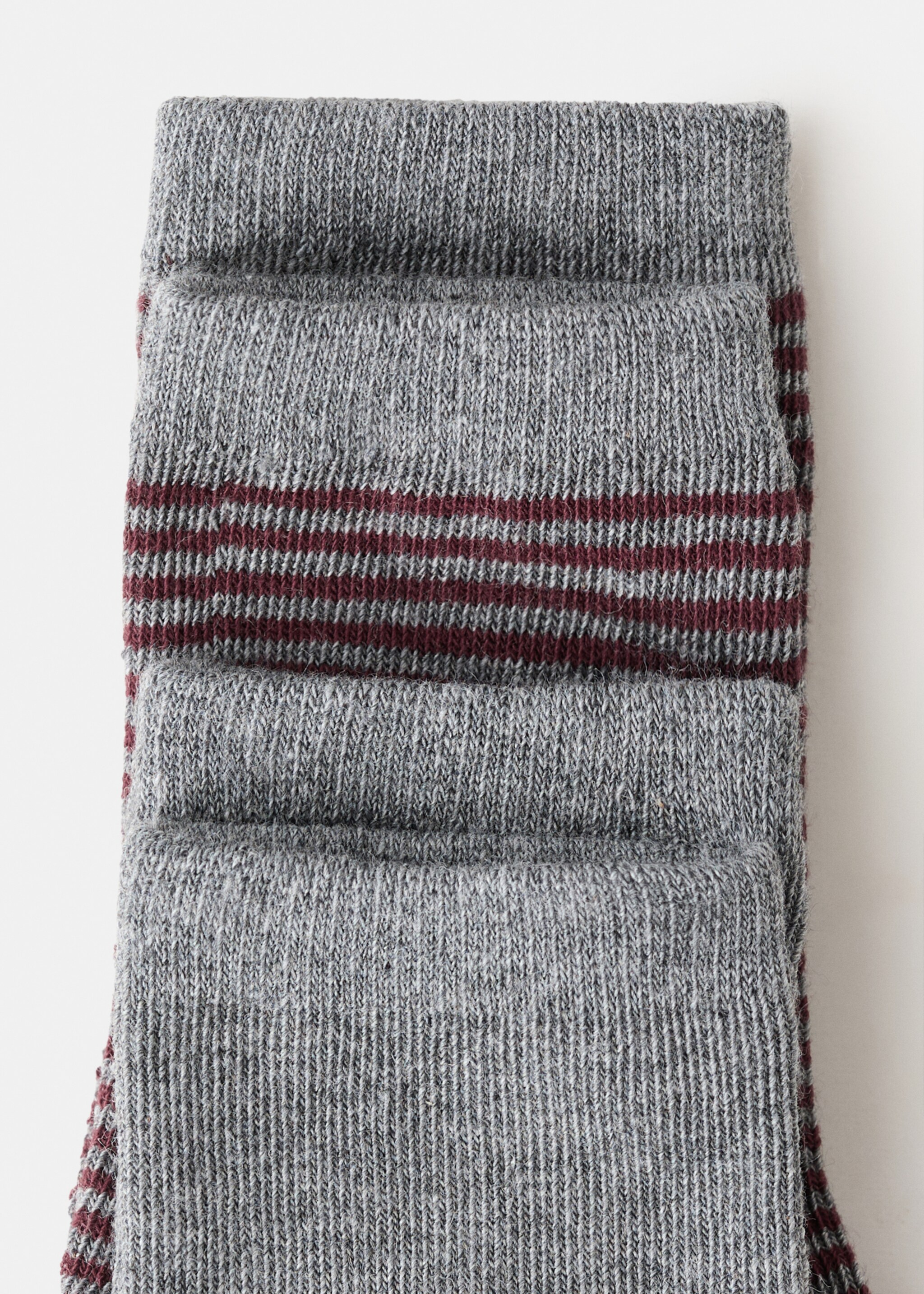 Pack de 2 paires de chaussettes - Détail de l'article 8, Bordeaux. Ref: 17057795-00.