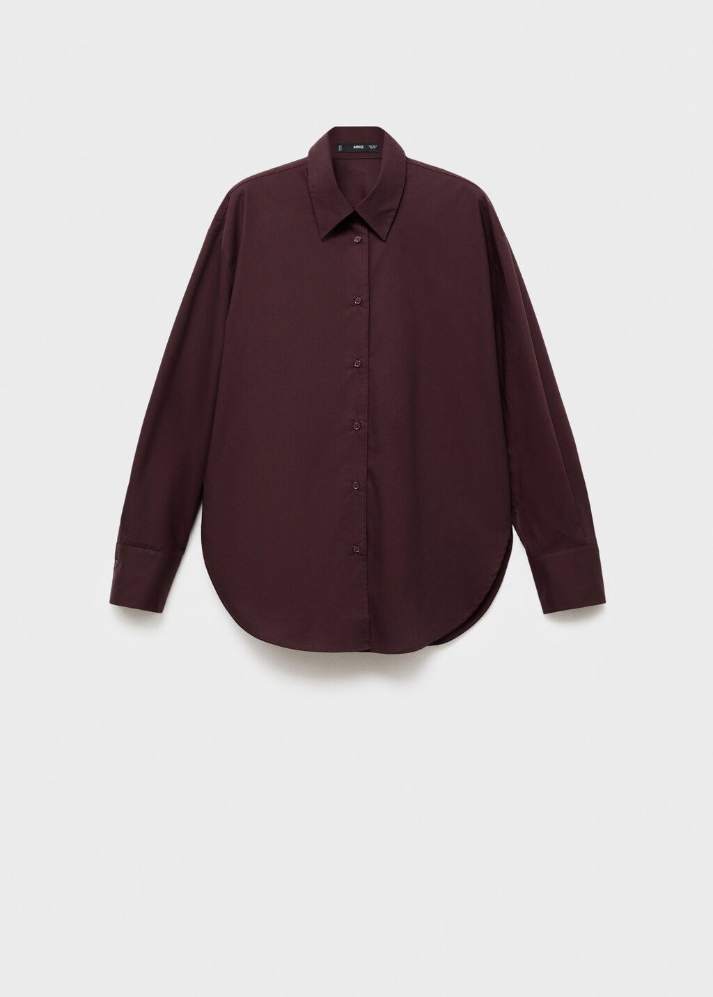 Oversize poplin shirt - image 4