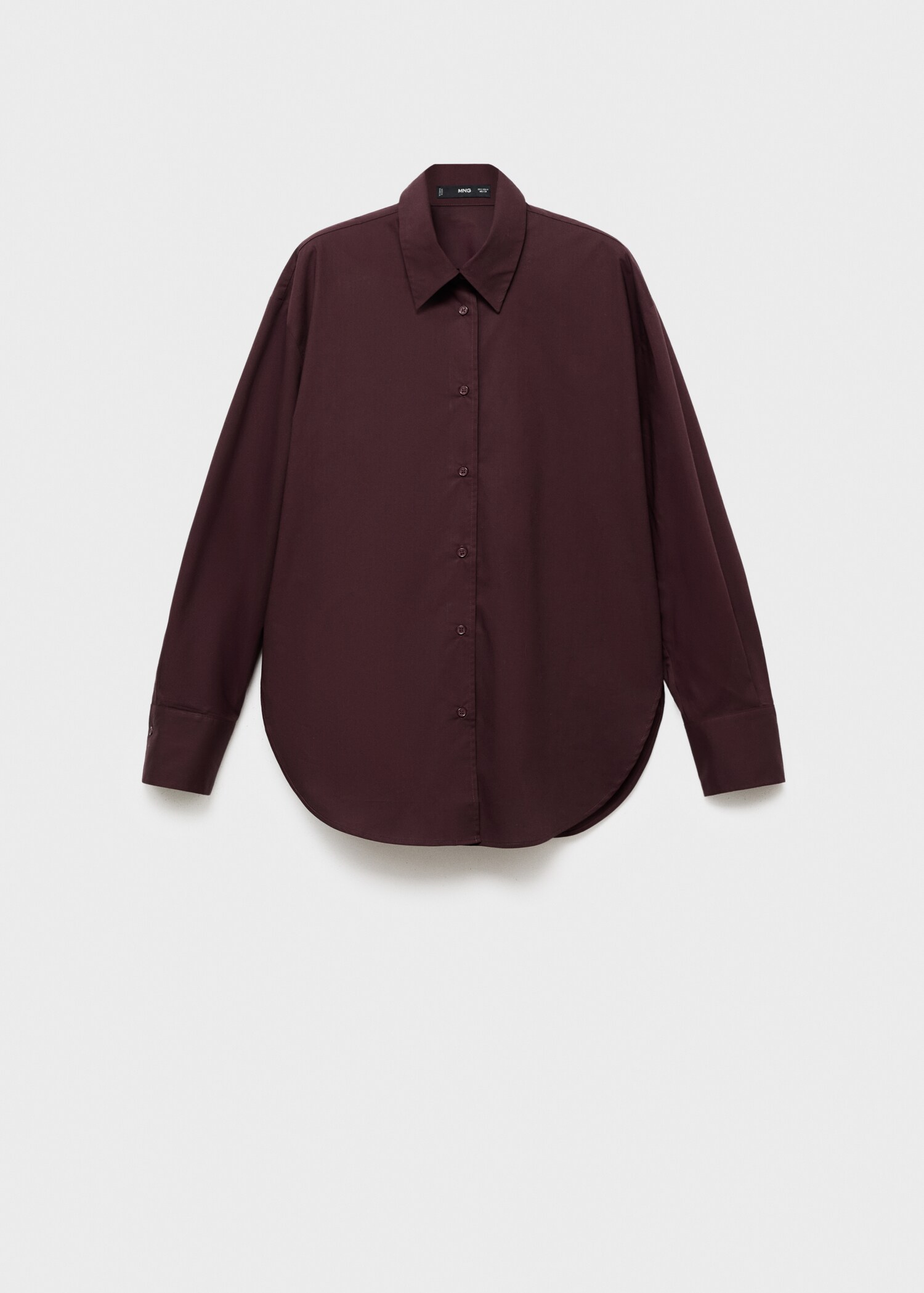 Oversize poplin shirt - Article without model