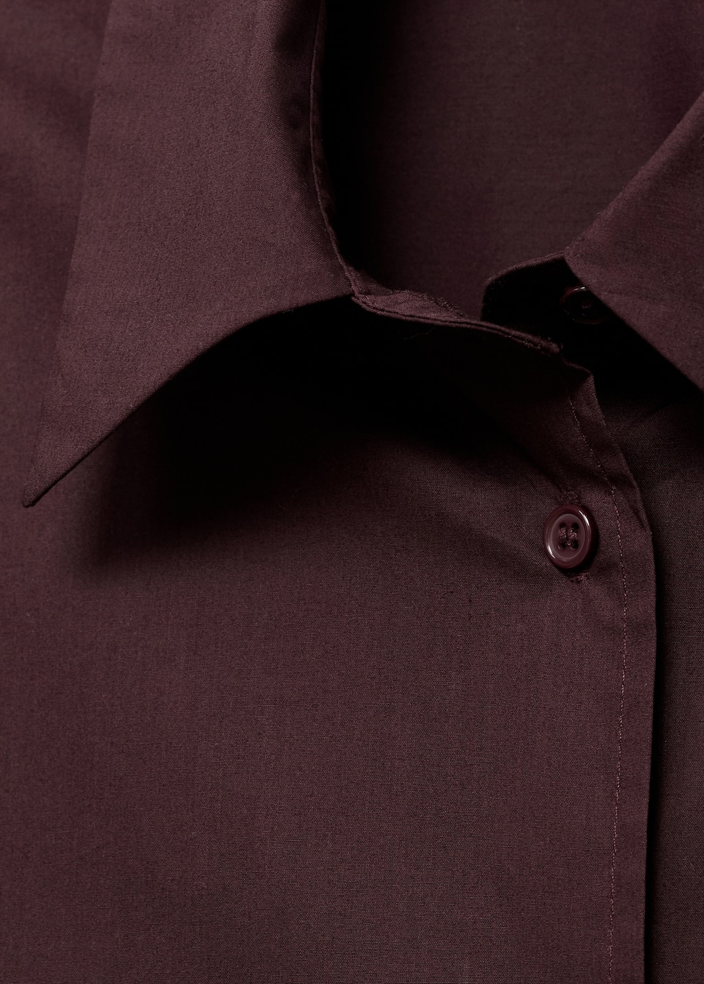 Oversize poplin shirt