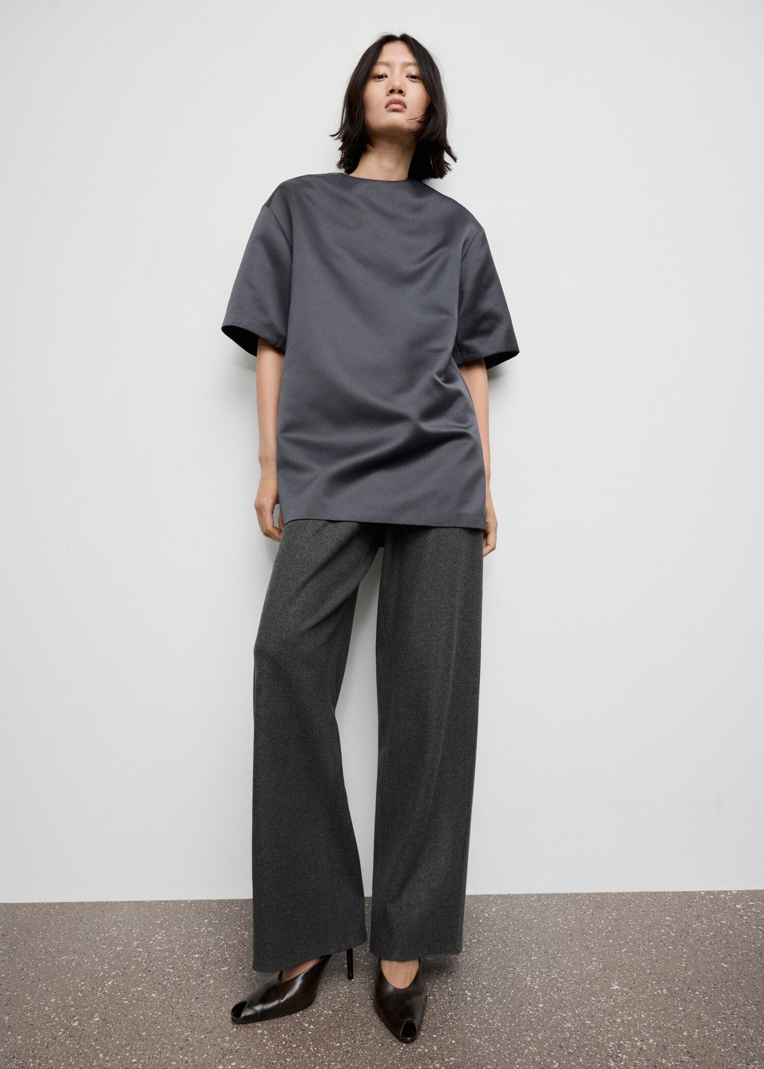 Pantalon droit taille élastique - Détail de l'article 1