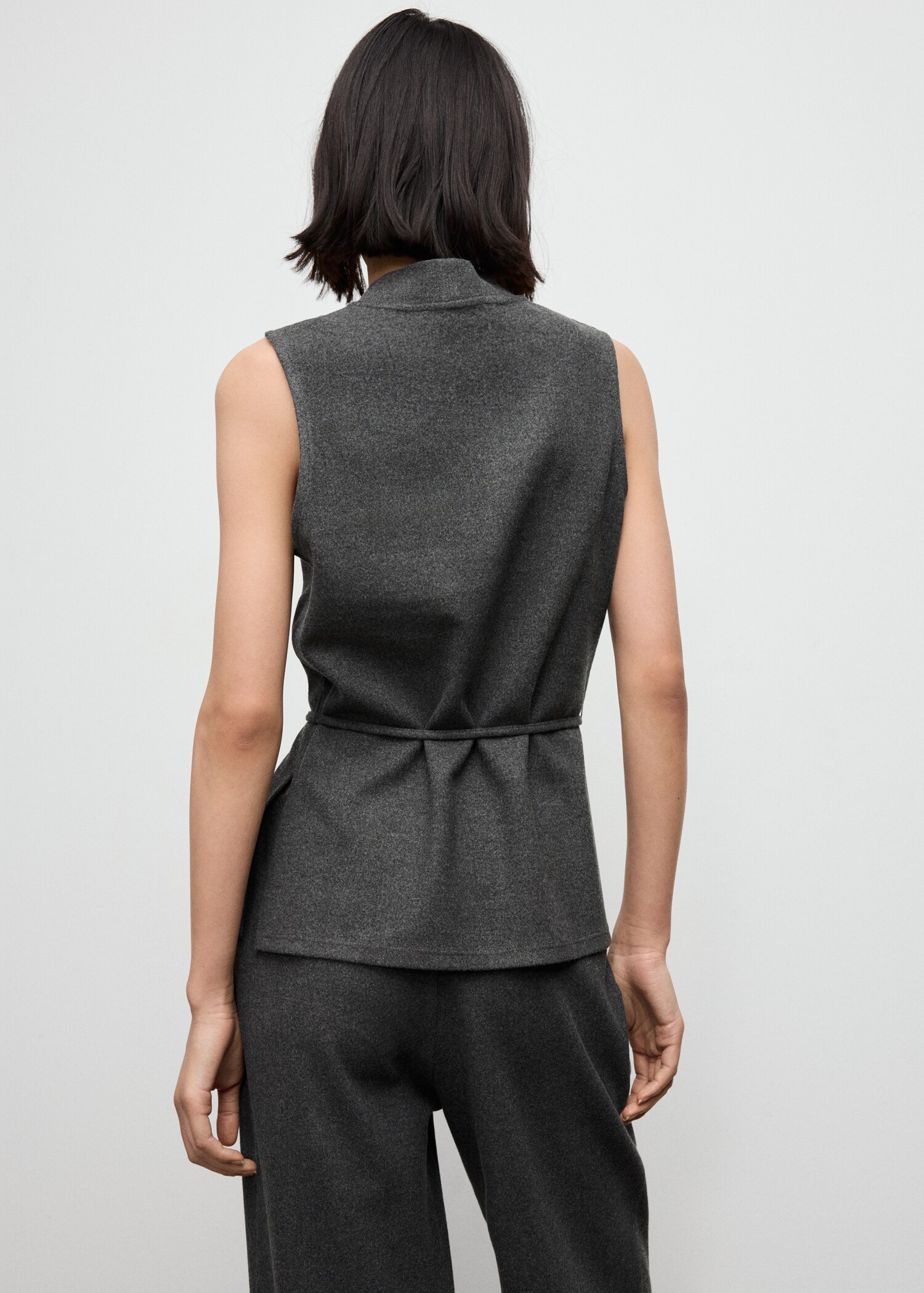 Pantalon droit taille élastique - Verso de l’article