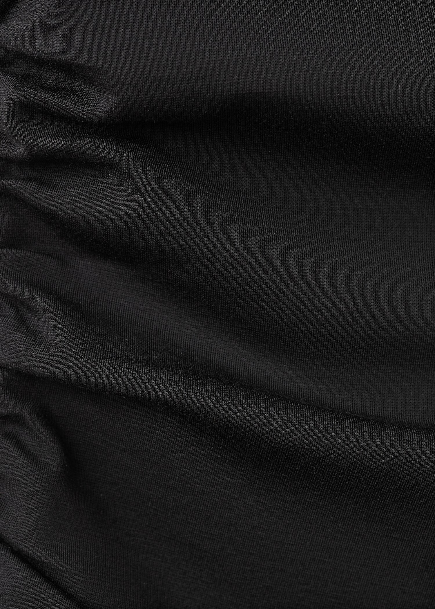 Ruched funnel-neck top - Details of the article 0