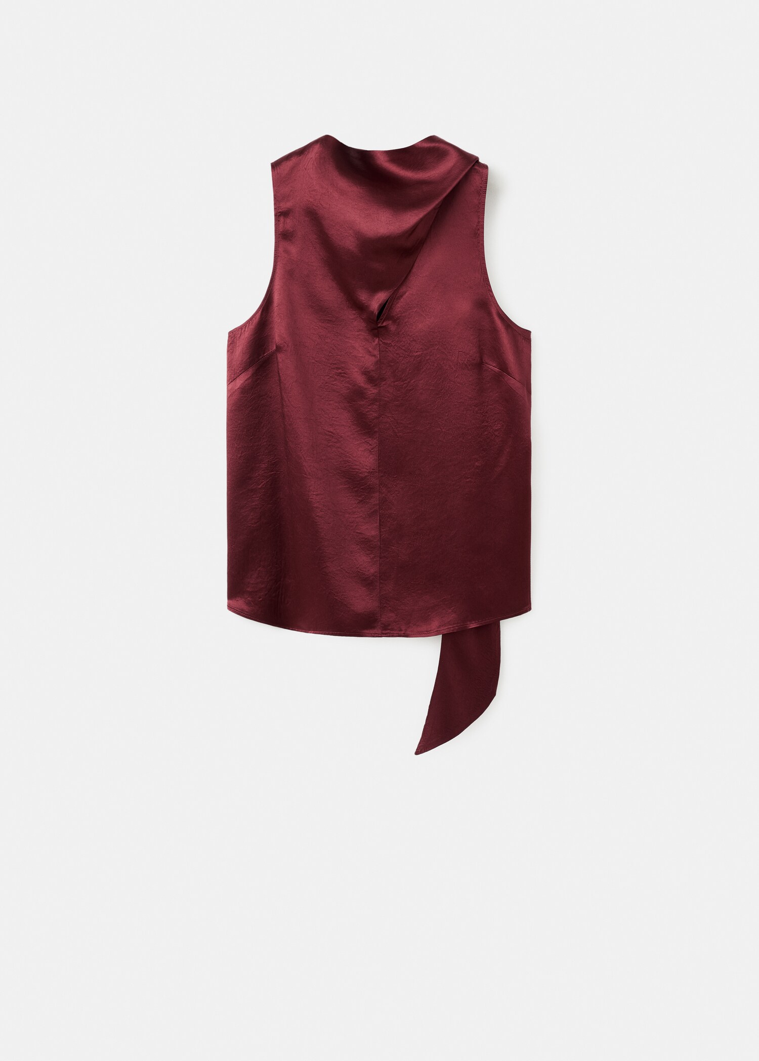 Satin blouse with foulard - Article without model