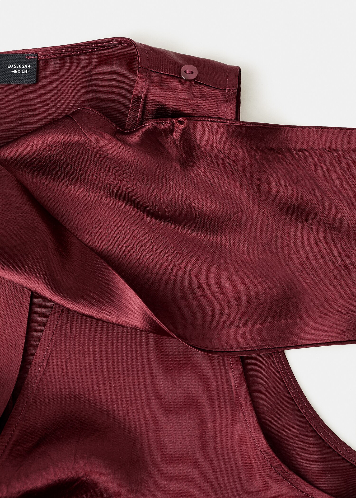 Satin blouse with foulard - Details of the article 8