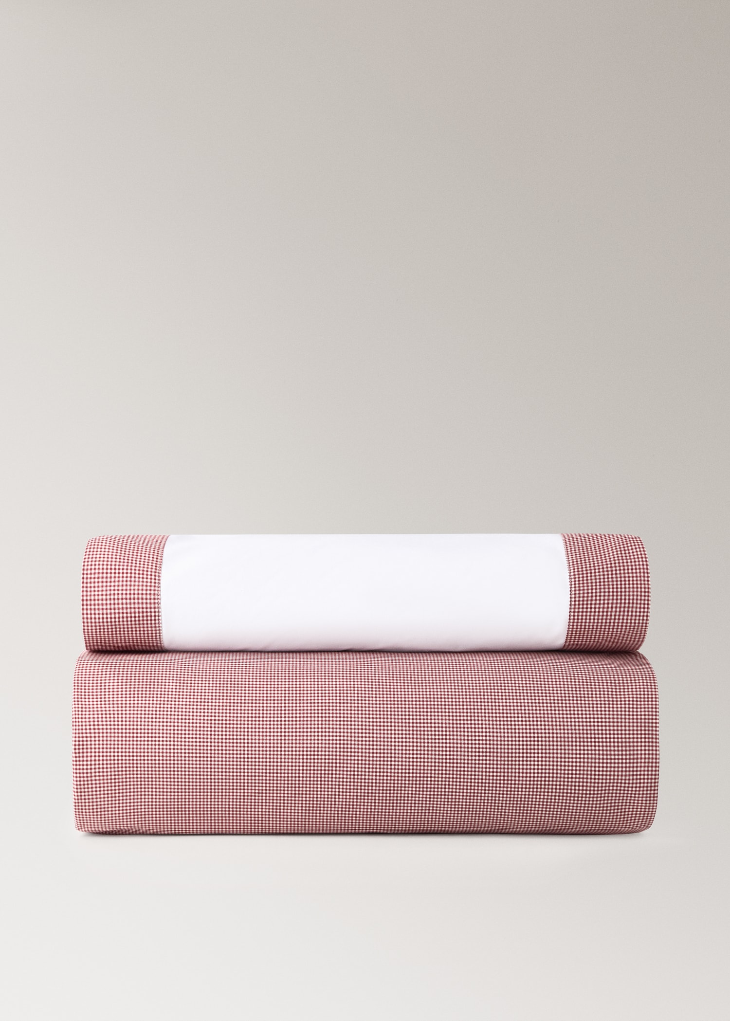 Παπλωματοθήκη κούνιας από βαμμένο σε καρό σχέδιο - Προϊόν χωρίς μοντέλο