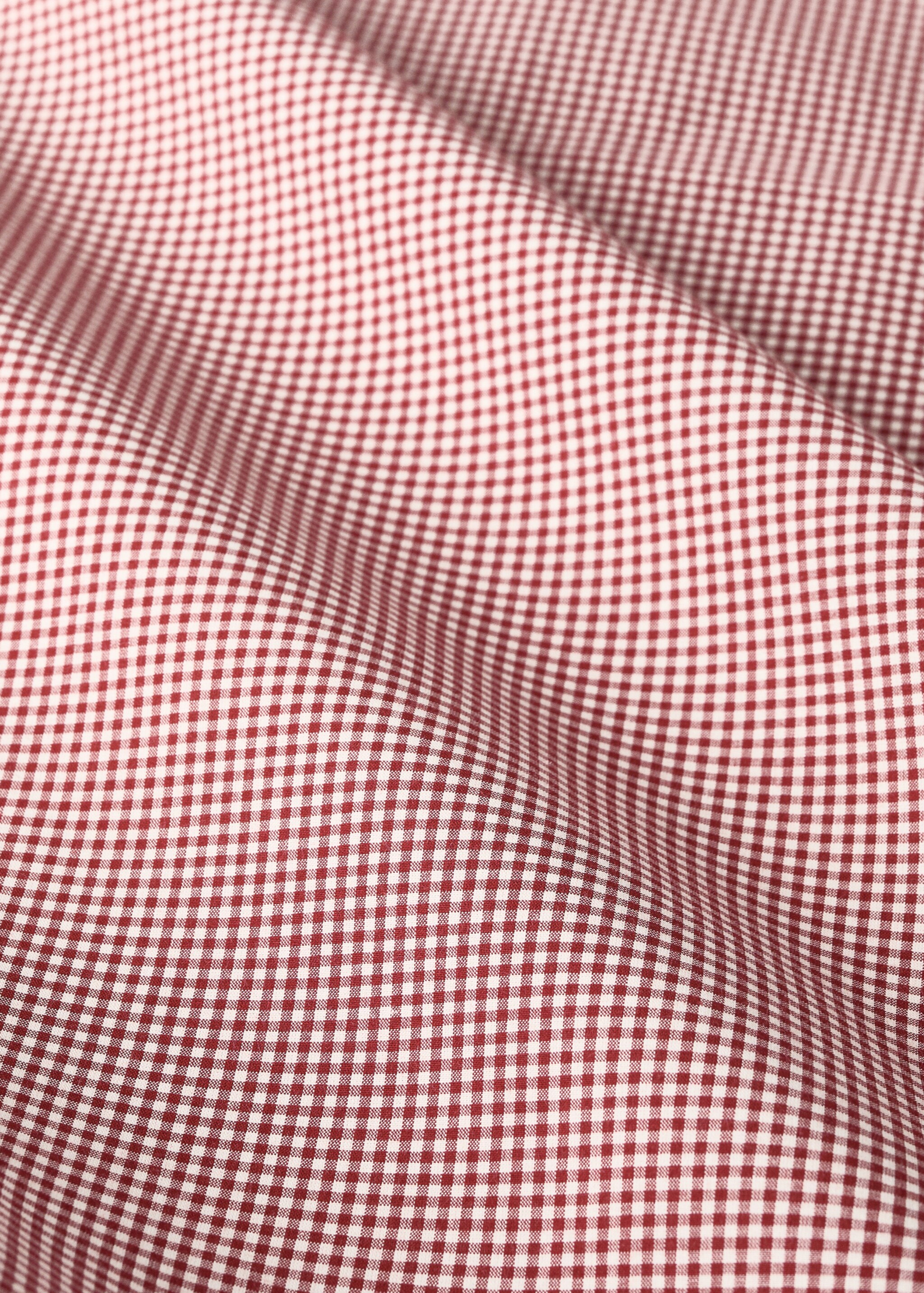 Παπλωματοθήκη κούνιας από βαμμένο σε καρό σχέδιο - Λεπτομέρεια του προϊόντος 2, Κόκκινο. Ref: 17057809-00.