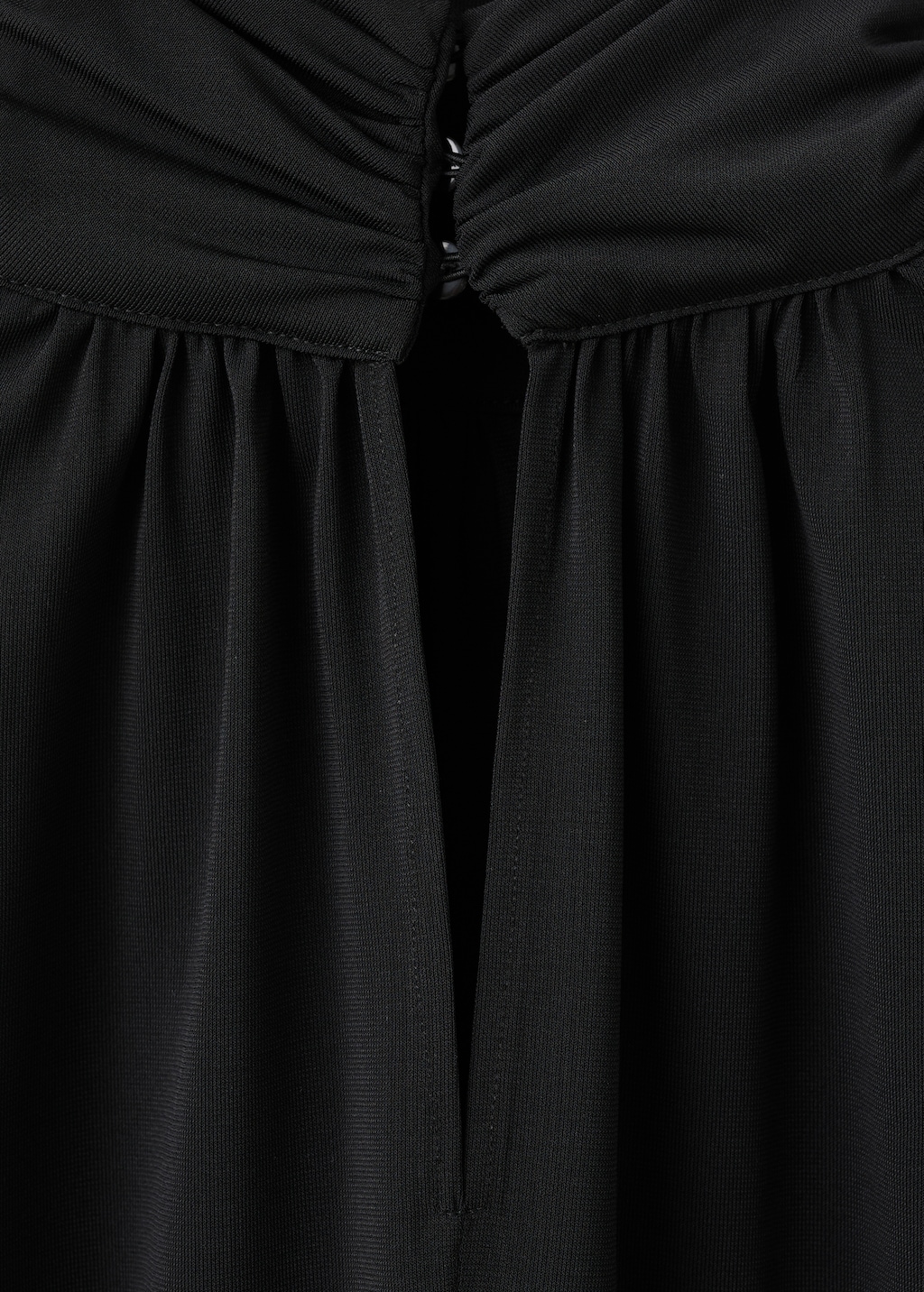 Blouse with flared sleeves and ruffles