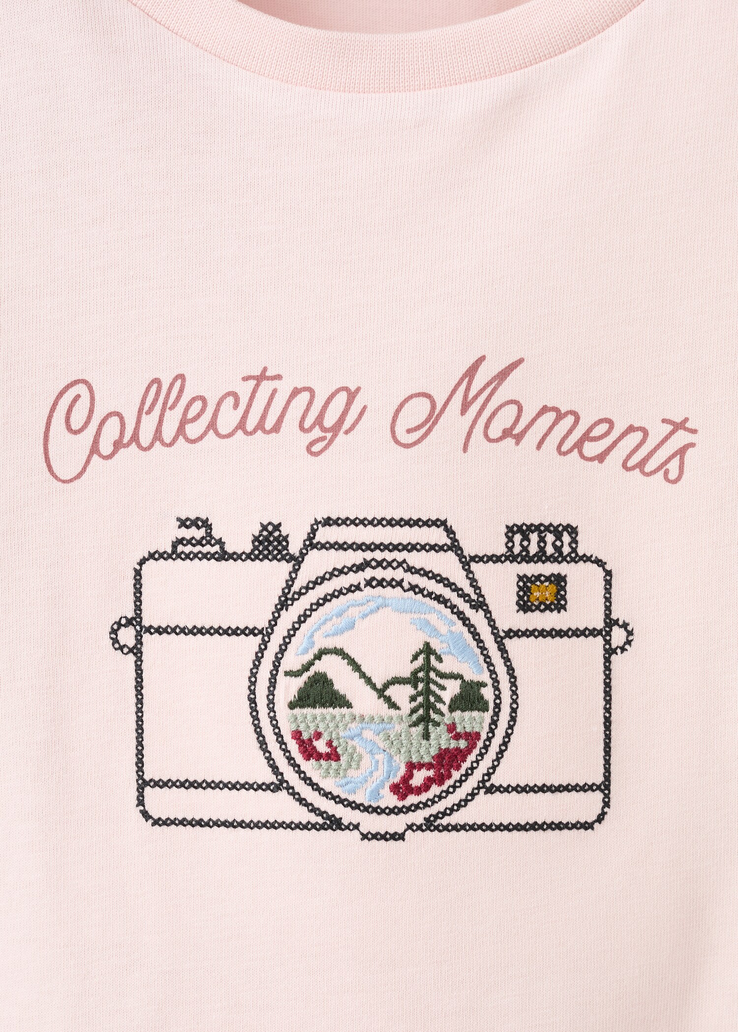 T-shirt en coton brodé - Détail de l'article 8