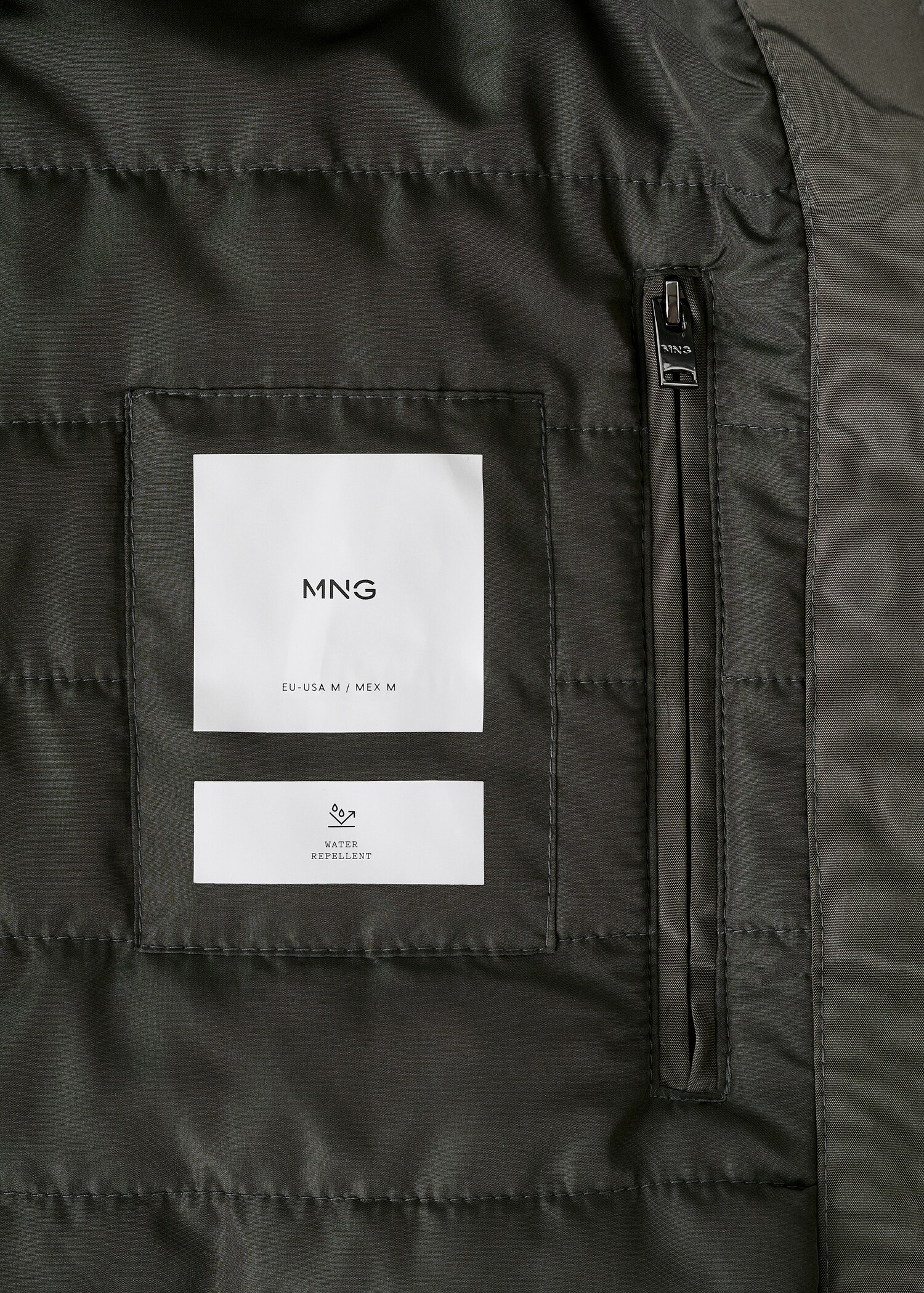 Wasserabweisender Parka mit Kapuze - Detail des Artikels 0