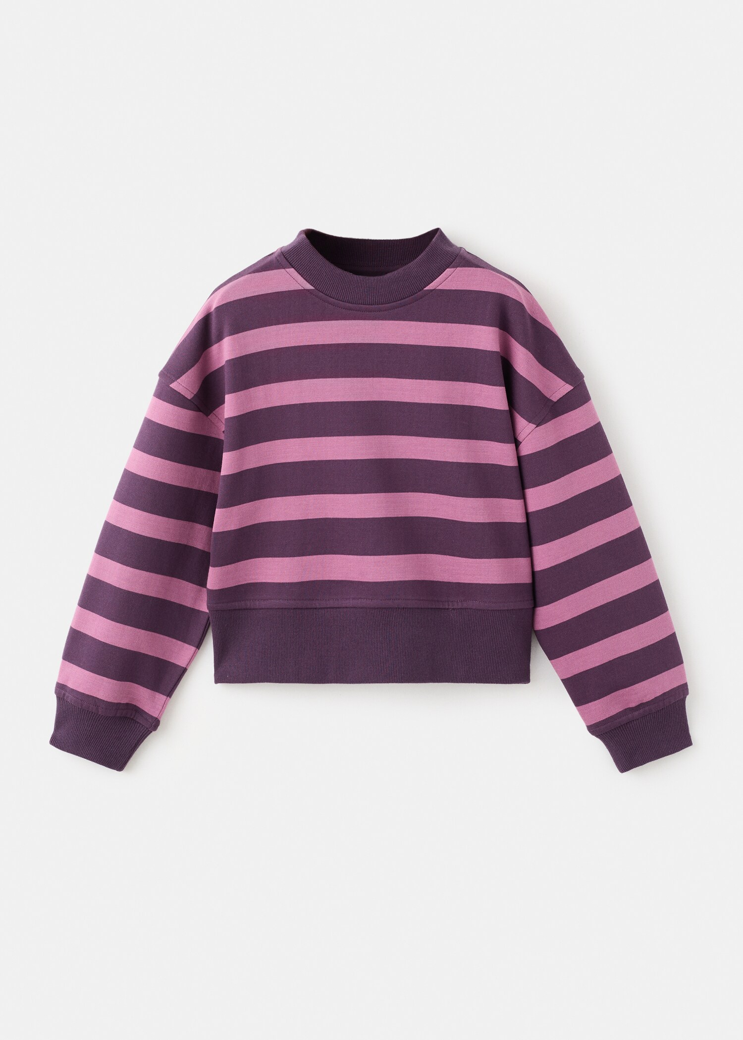 Sweat-shirt coton rayures - Article sans modèle
