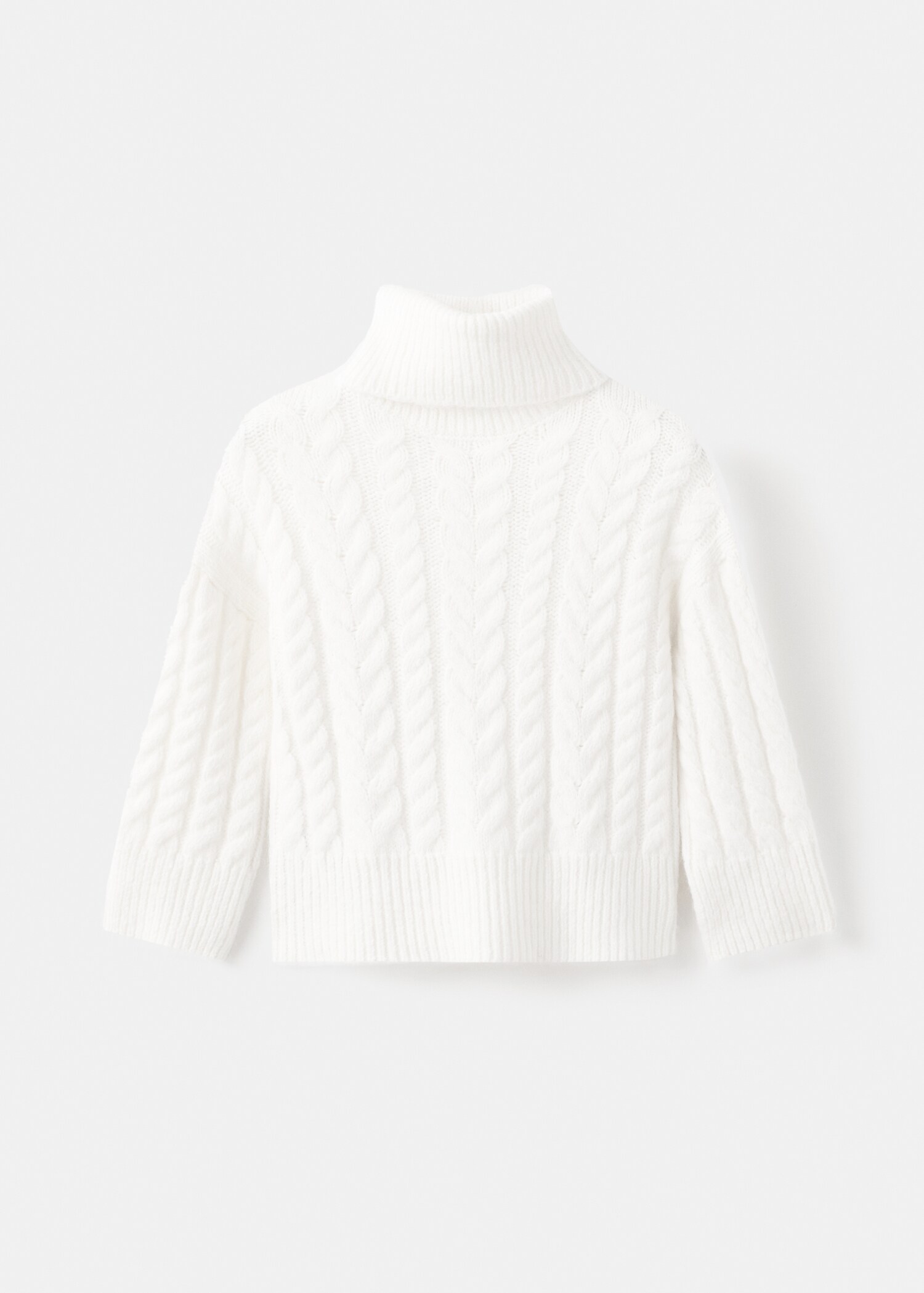 Turtleneck knit sweater - Article without model