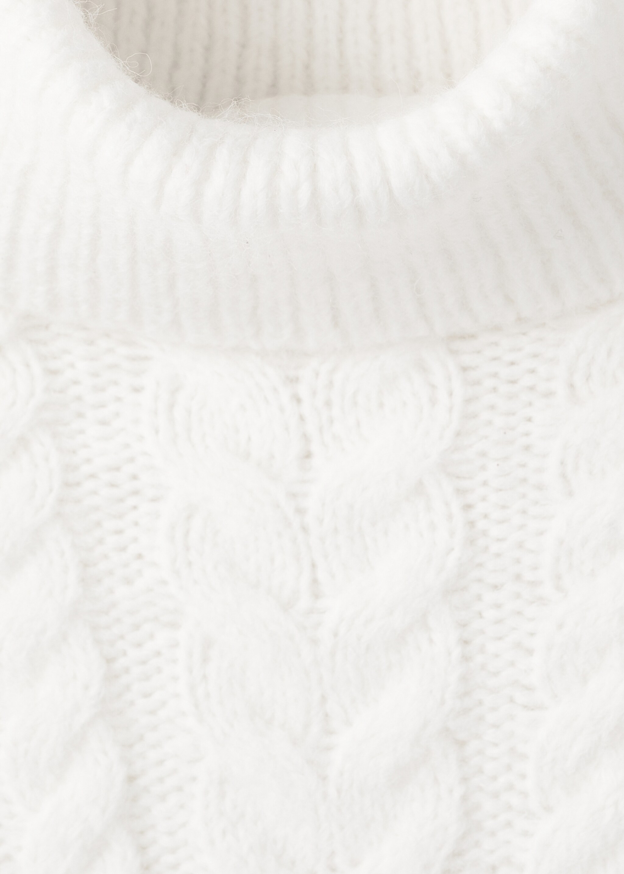 Turtleneck knit sweater - Details of the article 8, Off White. Ref: 17057897-00.