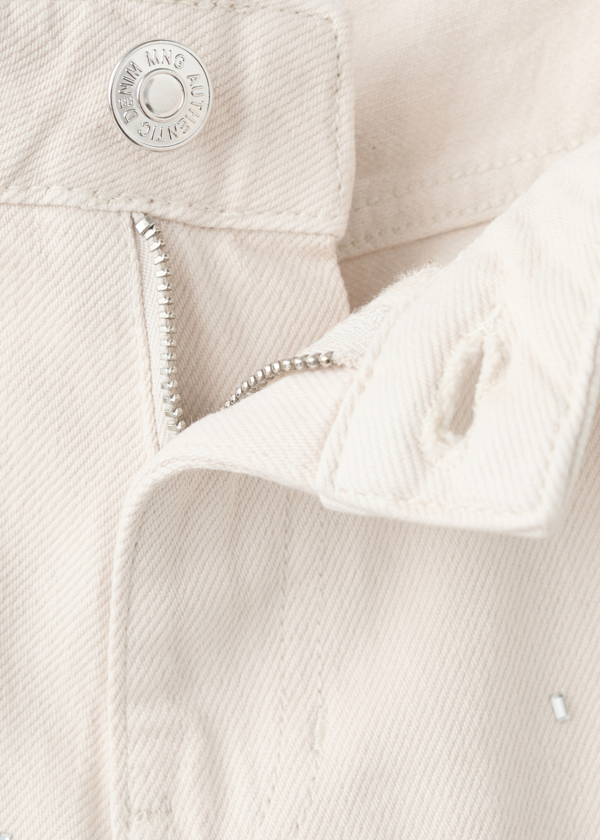 Crystal strass jeans - Details of the article 0, Light/Pastel Grey. Ref: 17057898-00.