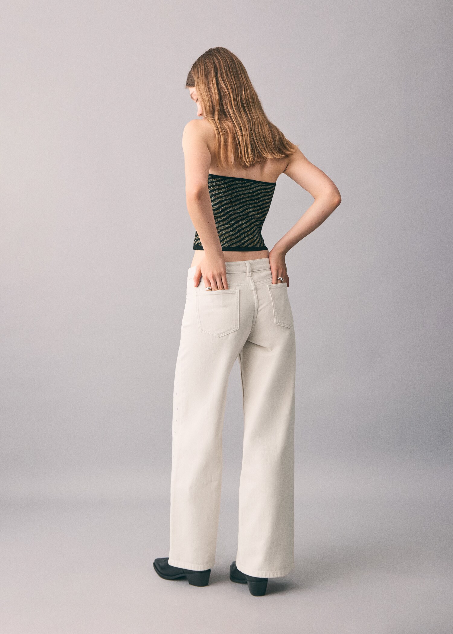 Crystal strass jeans - Reverse of the article