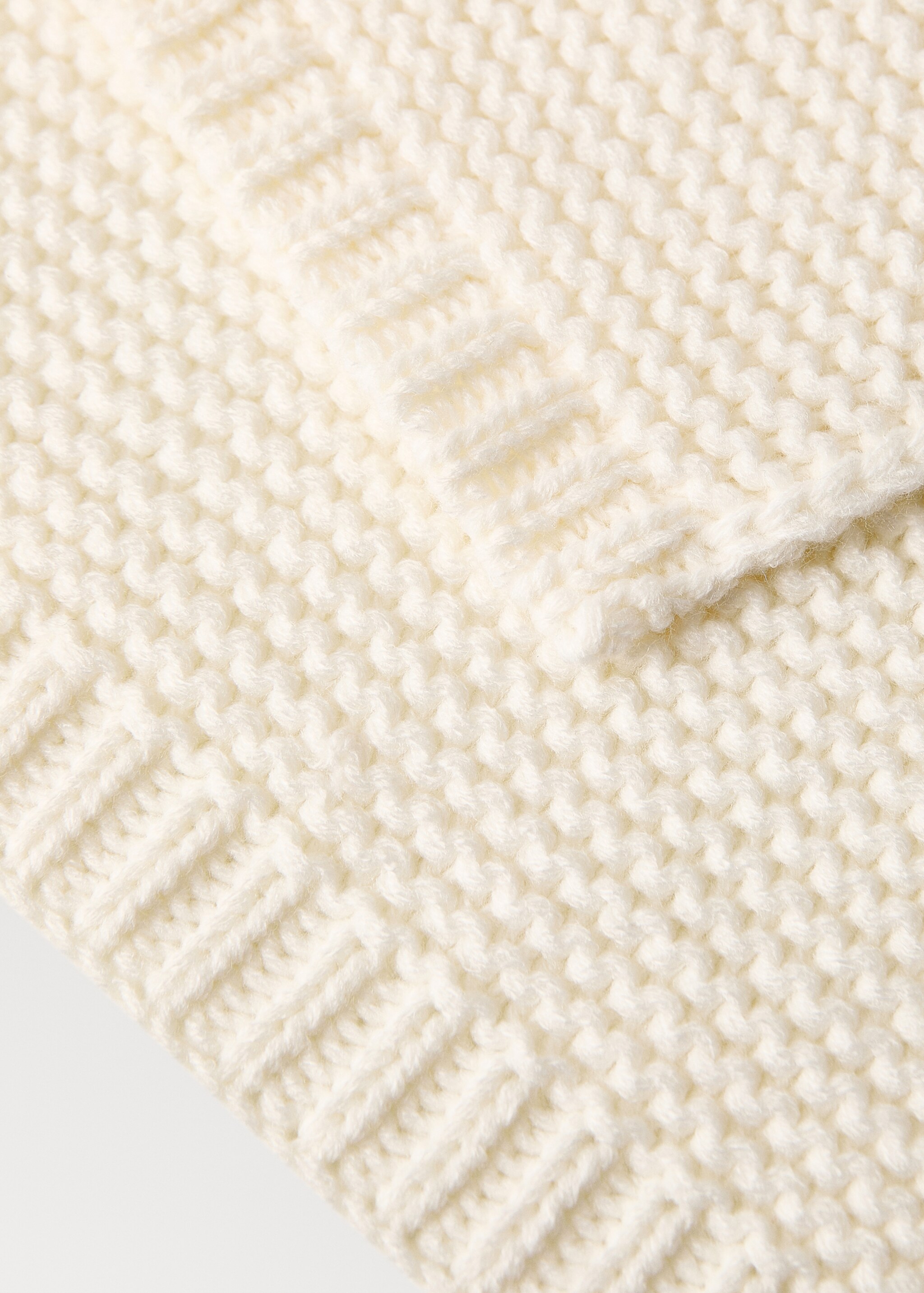 Couverture pour enfant brodée en maille - Détail de l'article 2, Blanc. Ref: 17057902-00.