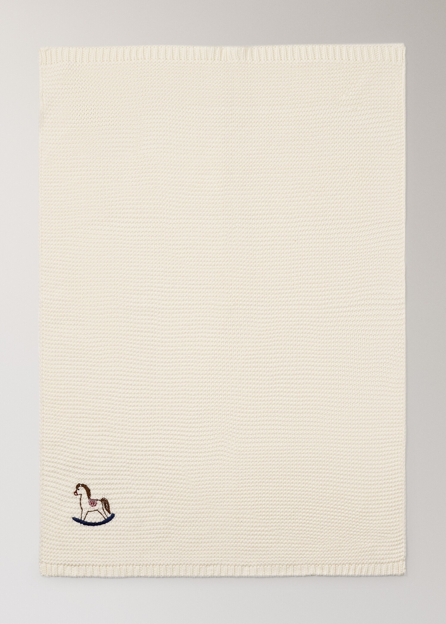 Couverture pour enfant brodée en maille - Détail de l'article 3