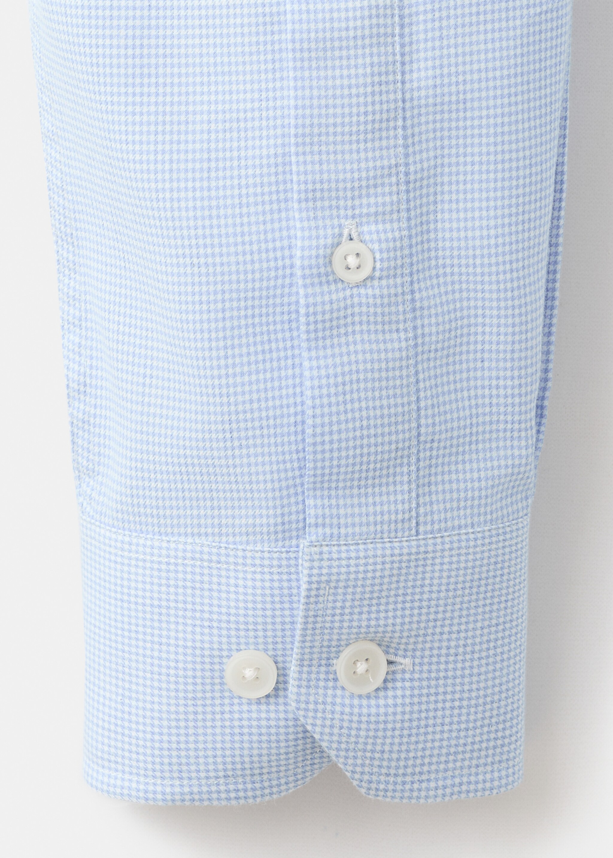 Regular-fit 100% cotton shirt - Details of the article 0, Sky Blue. Ref: 17057907-00.