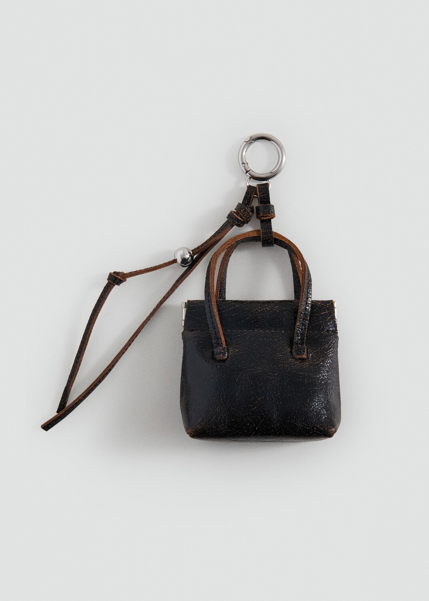 Leather bag keychain - Article without model