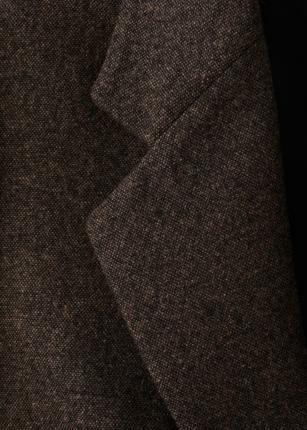Speckled wool suit jacket